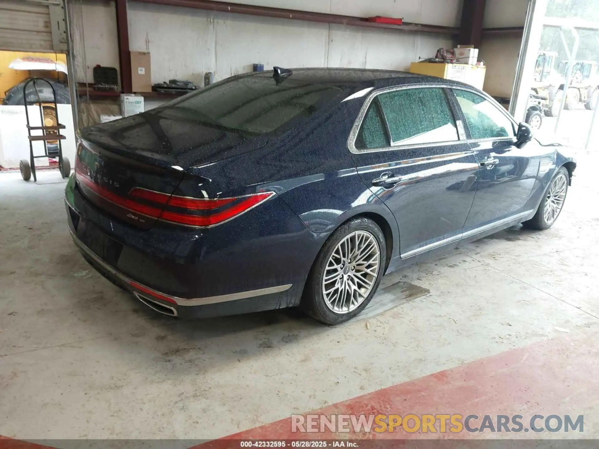 4 Фотография поврежденного автомобиля KMTF54PH6MU086073 GENESIS G90 2021