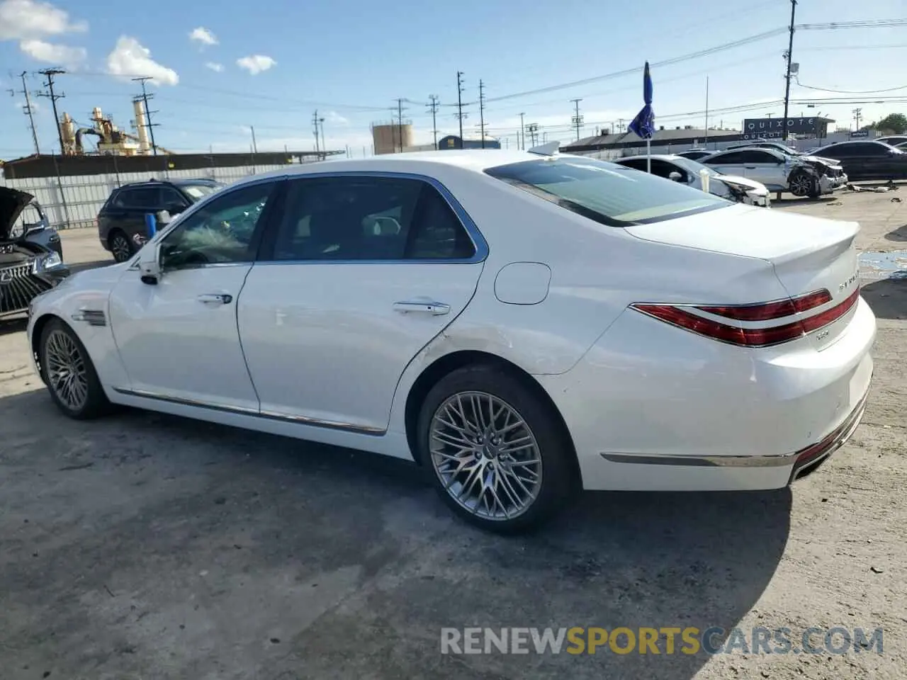 2 Фотография поврежденного автомобиля KMTF34PA0NU092980 GENESIS G90 2022