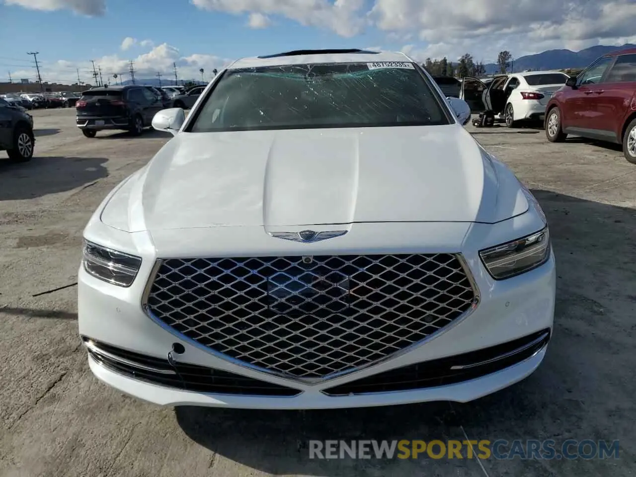 5 Фотография поврежденного автомобиля KMTF34PA0NU092980 GENESIS G90 2022