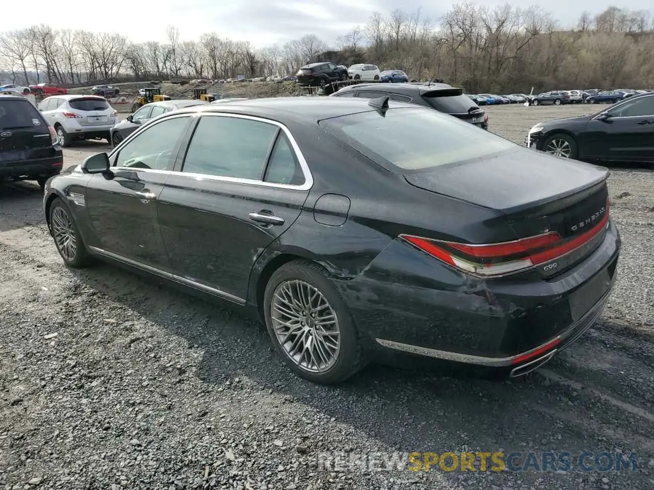 2 Фотография поврежденного автомобиля KMTF34PA7NU096590 GENESIS G90 2022