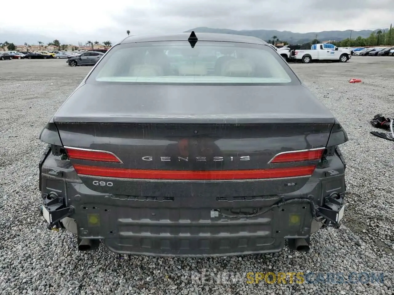 6 Photograph of a damaged car KMTF54PH0NU096440 GENESIS G90 2022