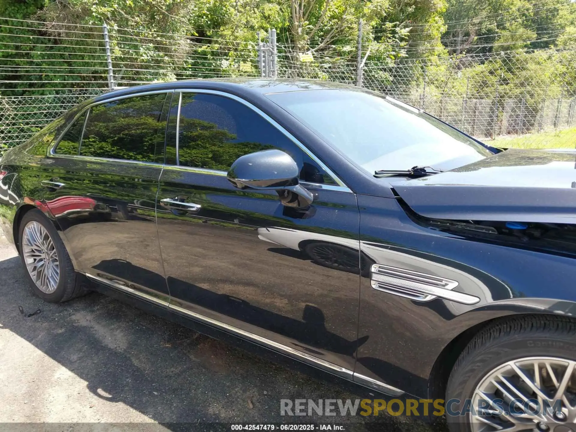 13 Фотография поврежденного автомобиля KMTF54PH3NU094519 GENESIS G90 2022