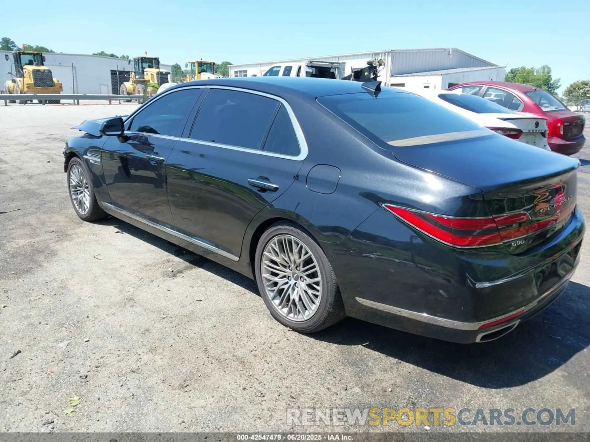 3 Фотография поврежденного автомобиля KMTF54PH3NU094519 GENESIS G90 2022