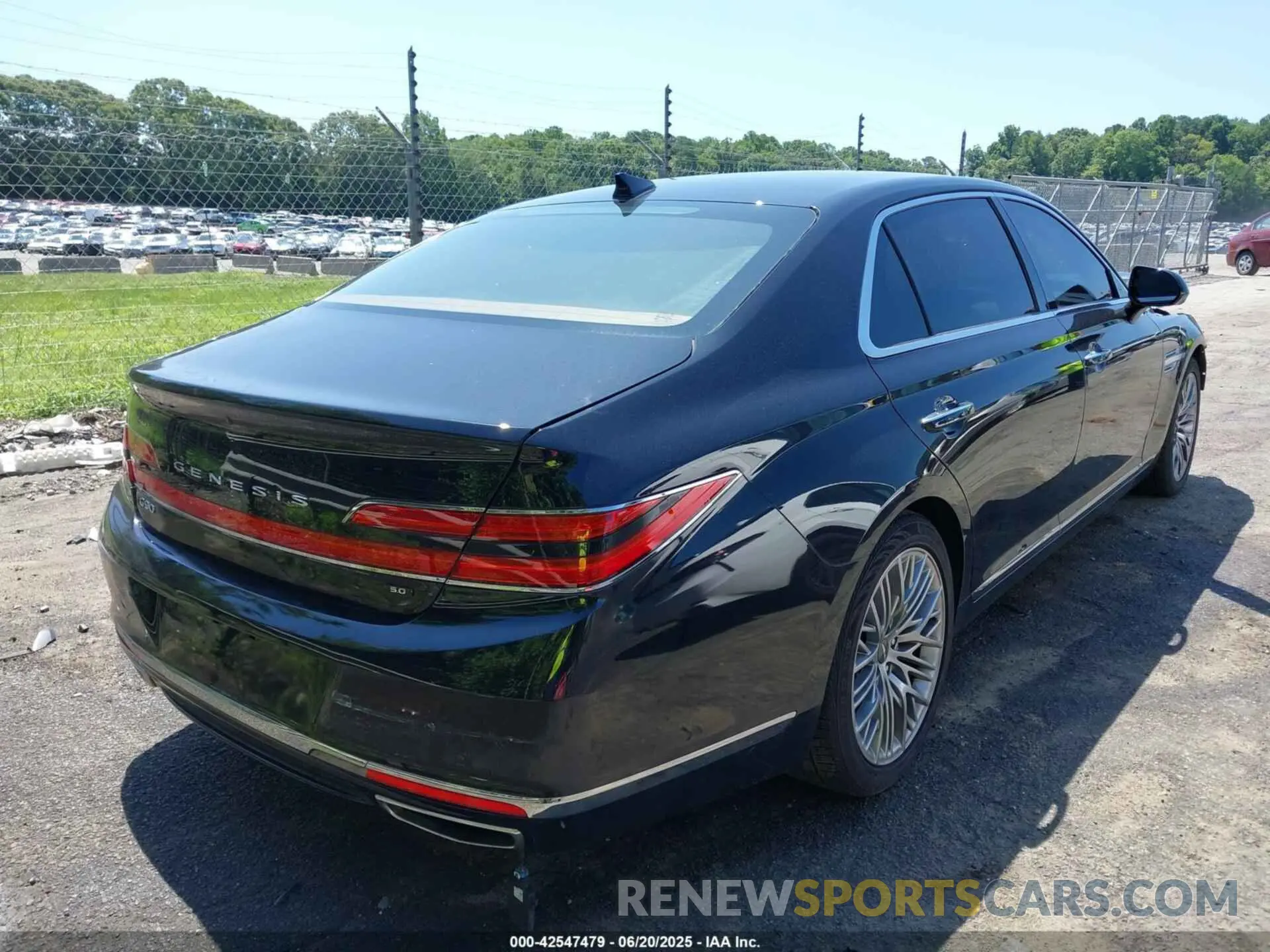 4 Фотография поврежденного автомобиля KMTF54PH3NU094519 GENESIS G90 2022