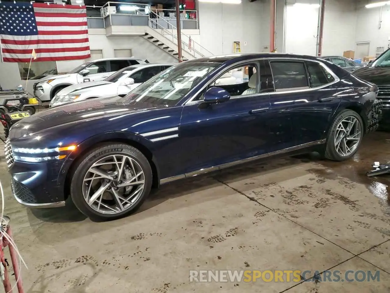 1 Photograph of a damaged car KMTFB4SD5PU008286 GENESIS G90 2023