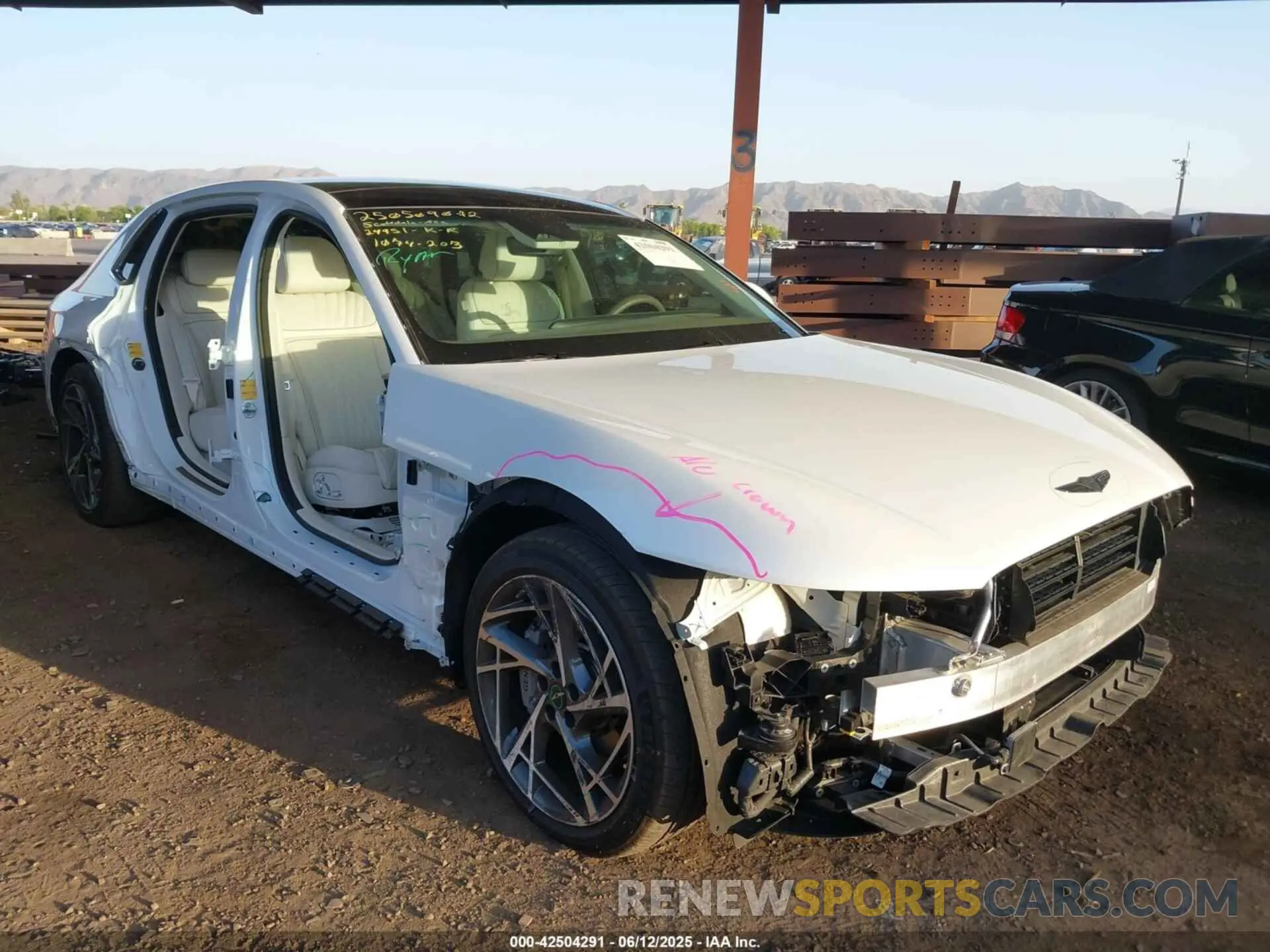 6 Photograph of a damaged car KMTFB4SD6PU024951 GENESIS G90 2023