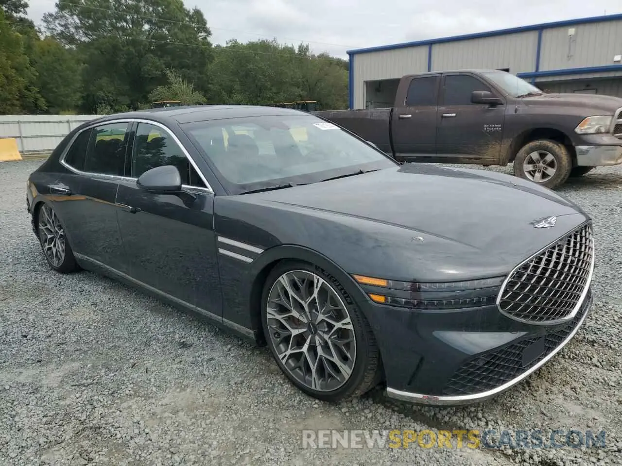4 Фотография поврежденного автомобиля KMTFC4SD1PU012851 GENESIS G90 2023