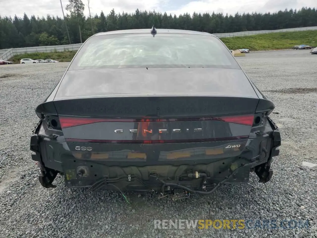 6 Фотография поврежденного автомобиля KMTFC4SD1PU012851 GENESIS G90 2023
