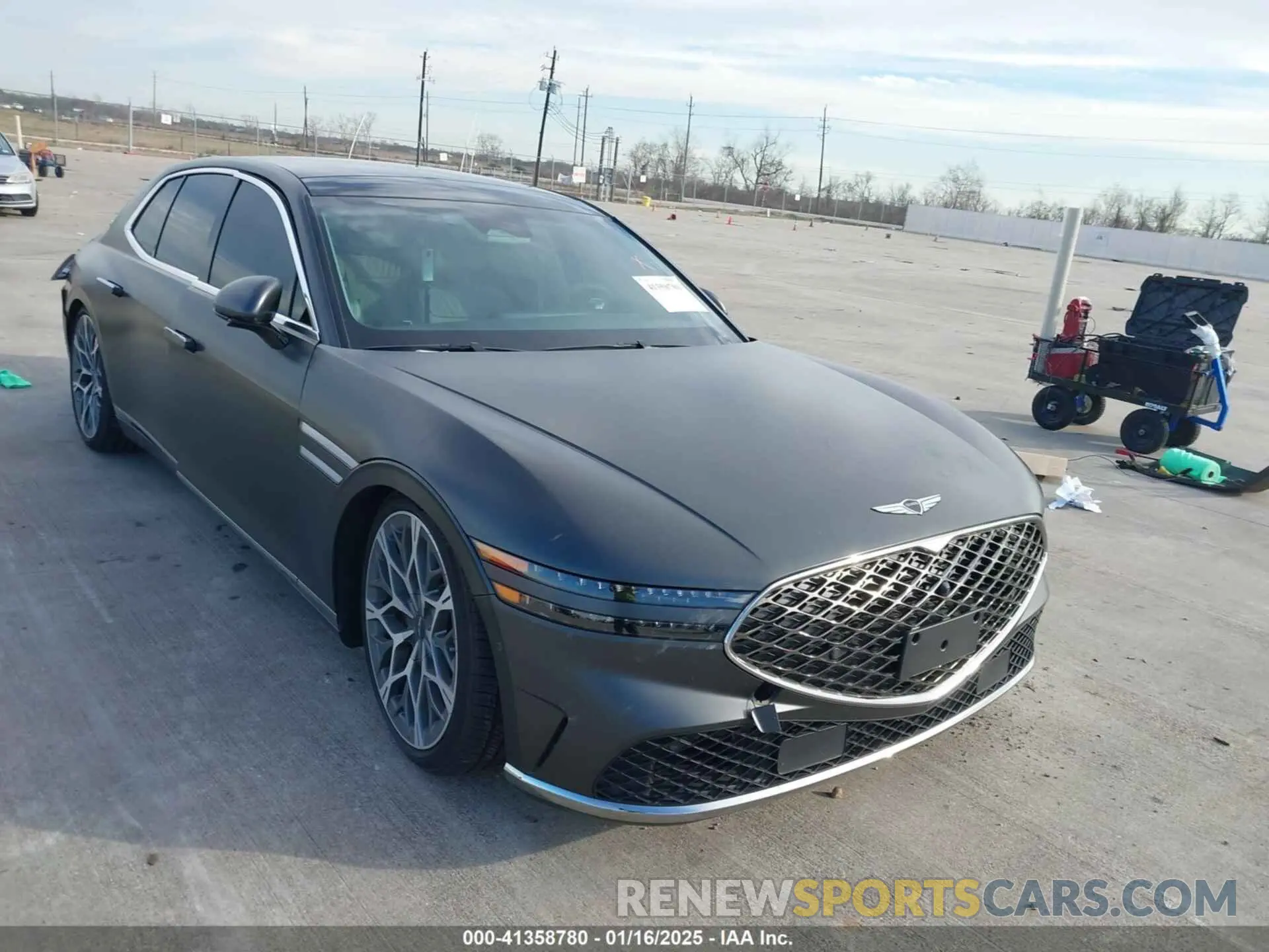 1 Photograph of a damaged car KMTFC4SD3RU038046 GENESIS G90 2024