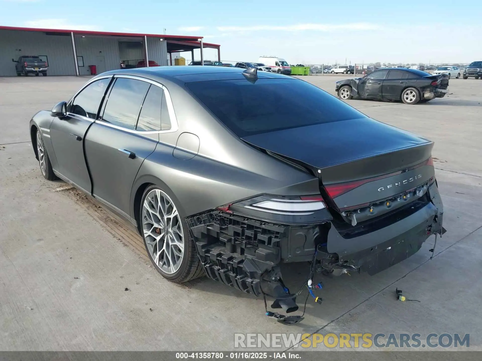 3 Photograph of a damaged car KMTFC4SD3RU038046 GENESIS G90 2024