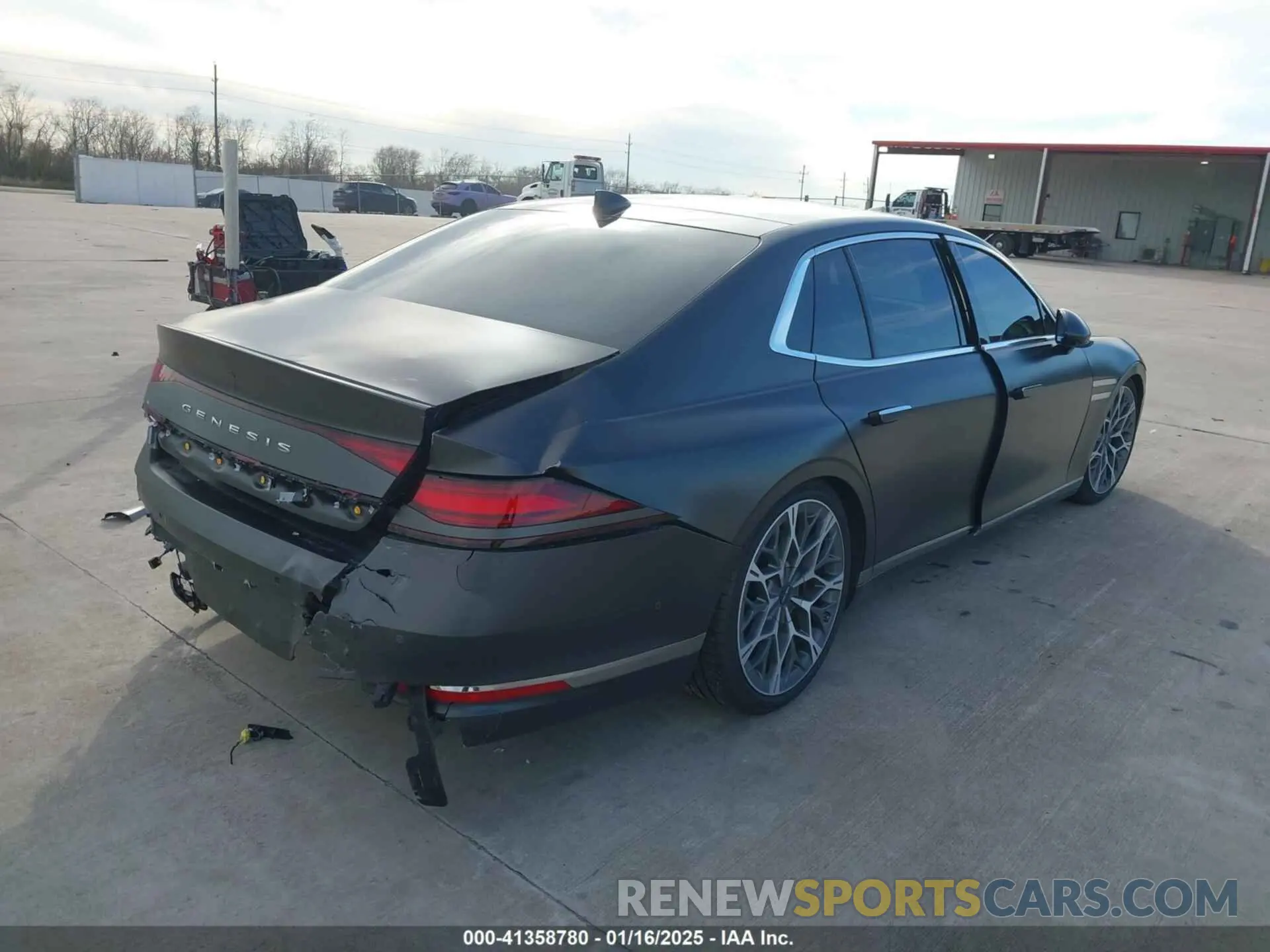 4 Photograph of a damaged car KMTFC4SD3RU038046 GENESIS G90 2024