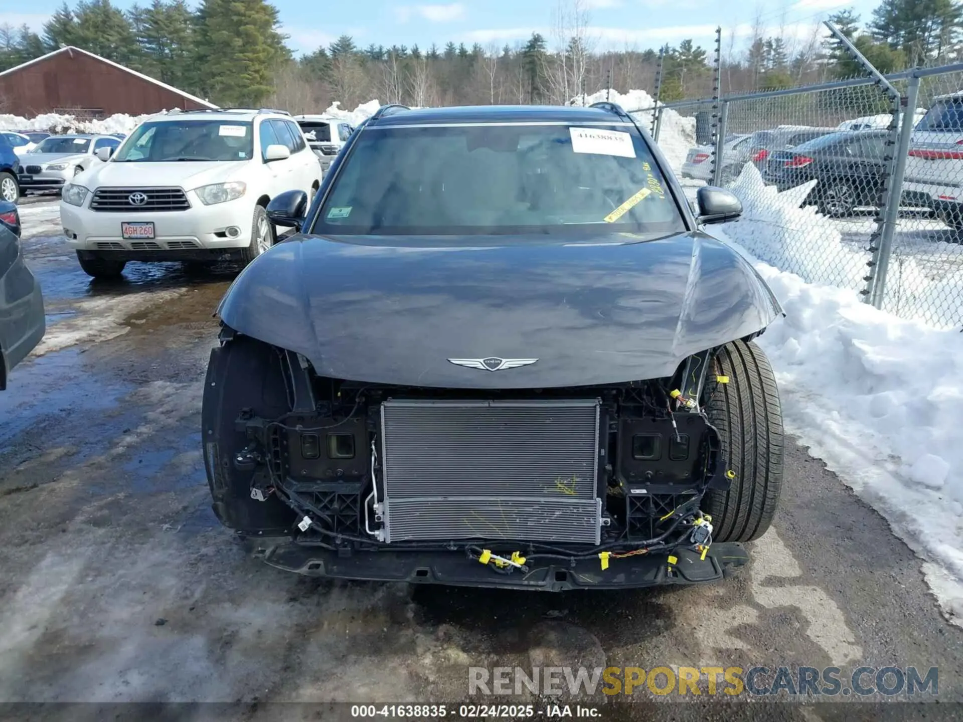 13 Фотография поврежденного автомобиля KMUKEDSBXRU023868 GENESIS GV60 2024