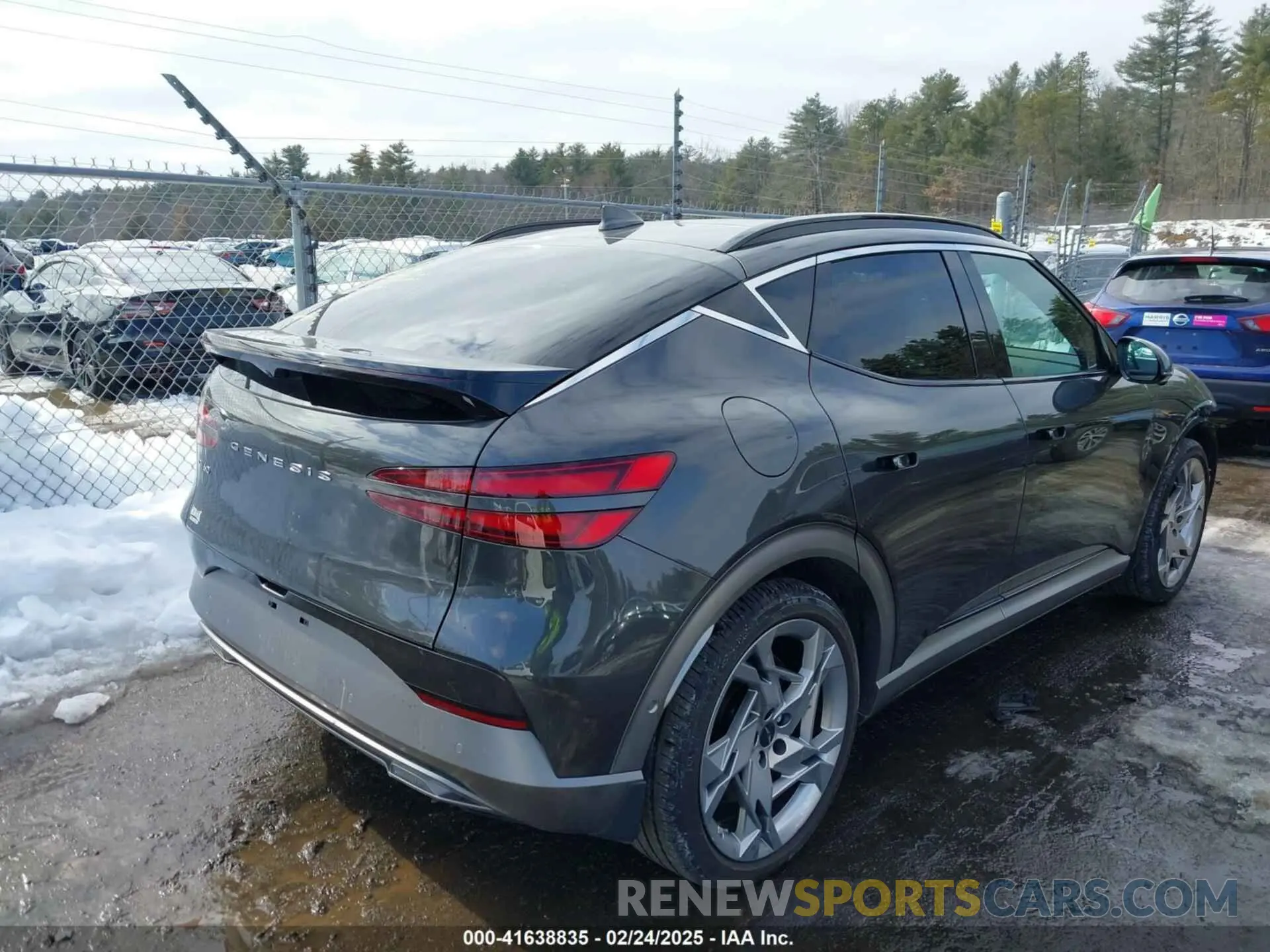 4 Фотография поврежденного автомобиля KMUKEDSBXRU023868 GENESIS GV60 2024