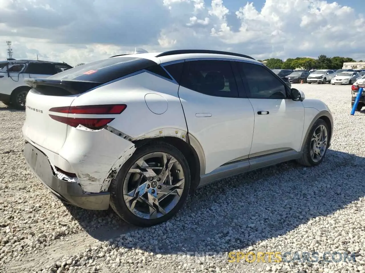3 Фотография поврежденного автомобиля KMUKEDTB6PU017545 GENESIS GV60 PERFO 2023