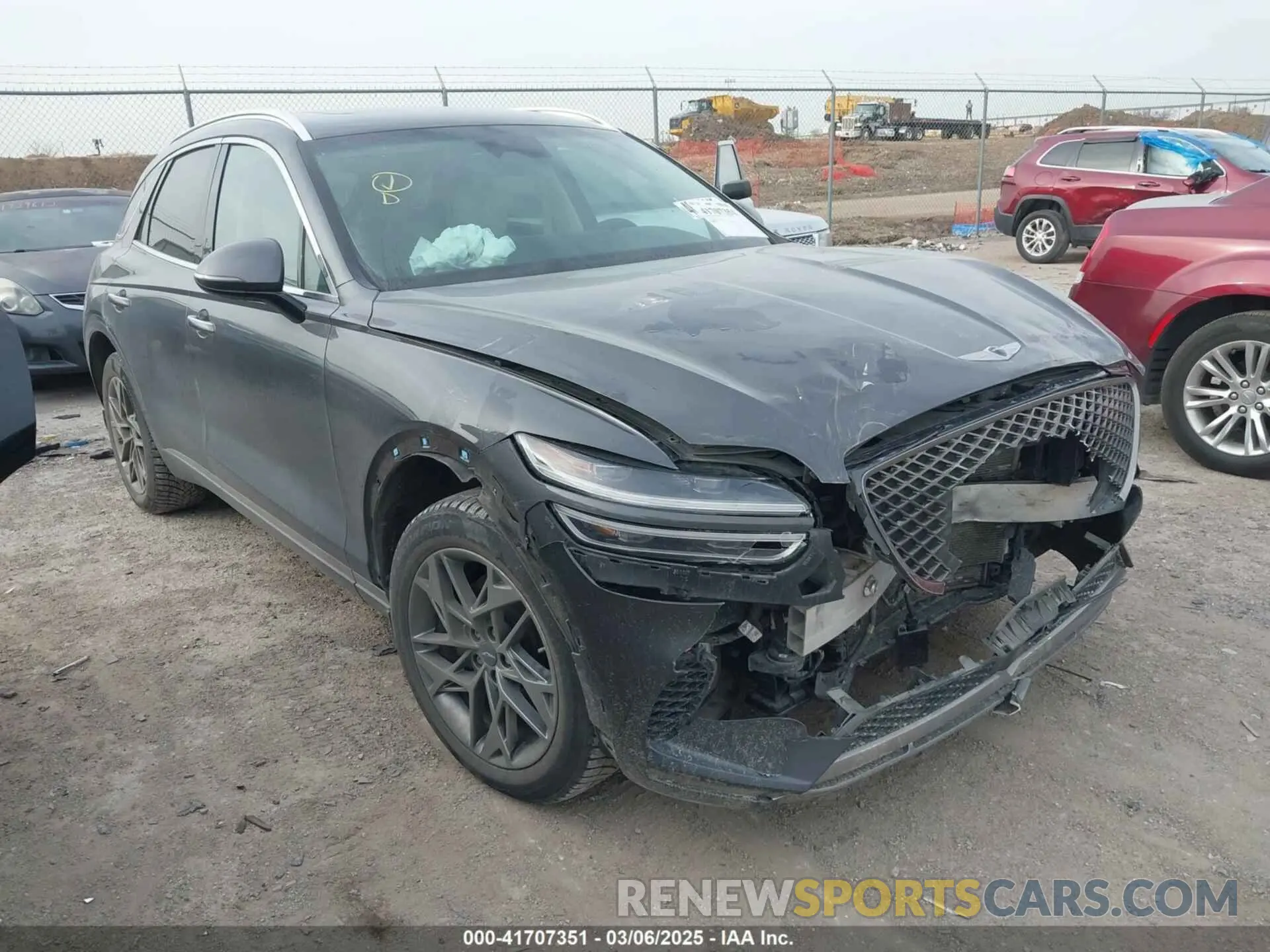1 Фотография поврежденного автомобиля KMUMADTB2NU065058 GENESIS GV70 2022