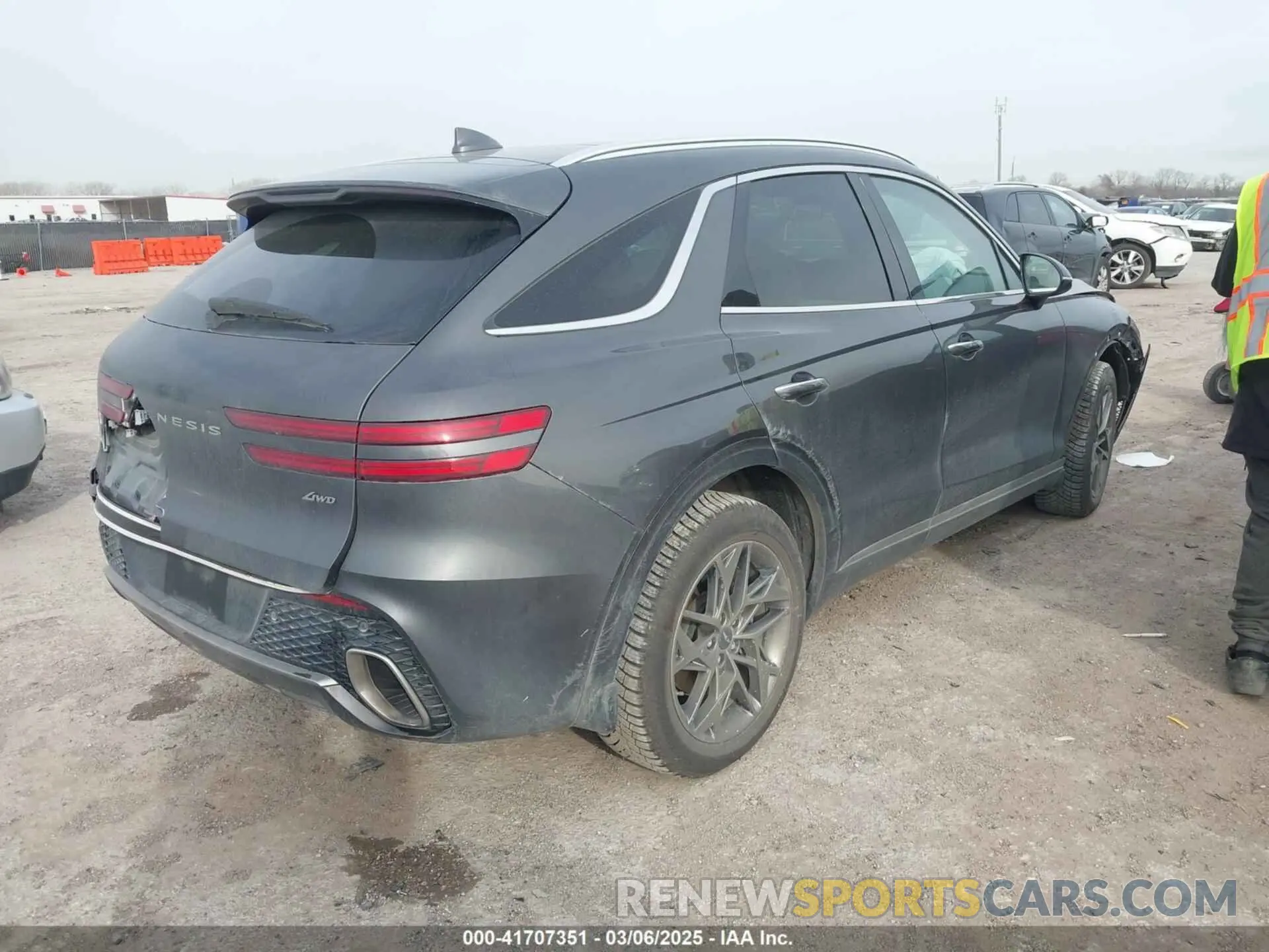 4 Фотография поврежденного автомобиля KMUMADTB2NU065058 GENESIS GV70 2022