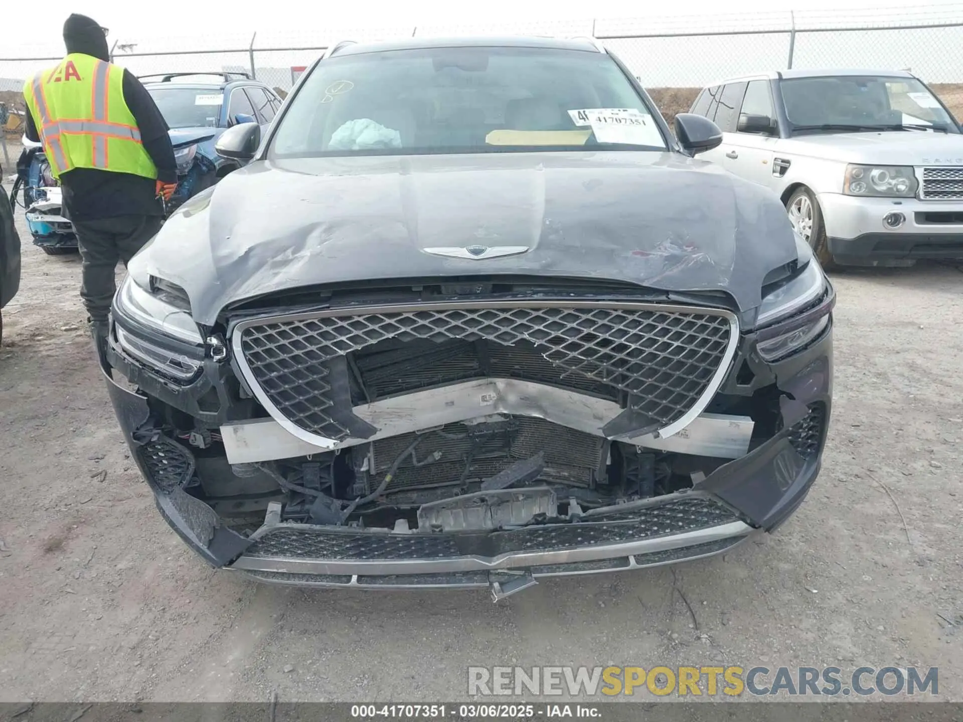 6 Фотография поврежденного автомобиля KMUMADTB2NU065058 GENESIS GV70 2022