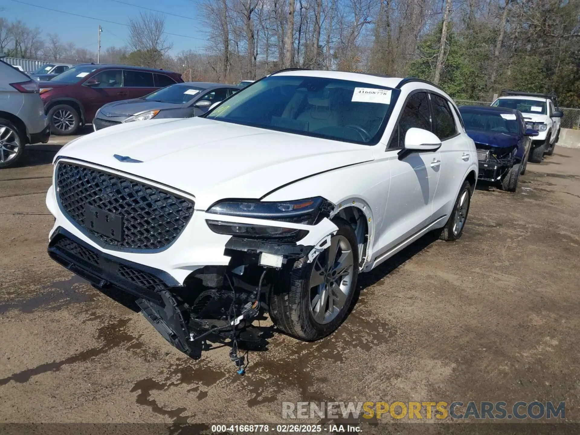 2 Photograph of a damaged car KMUMCDTC4NU039497 GENESIS GV70 2022