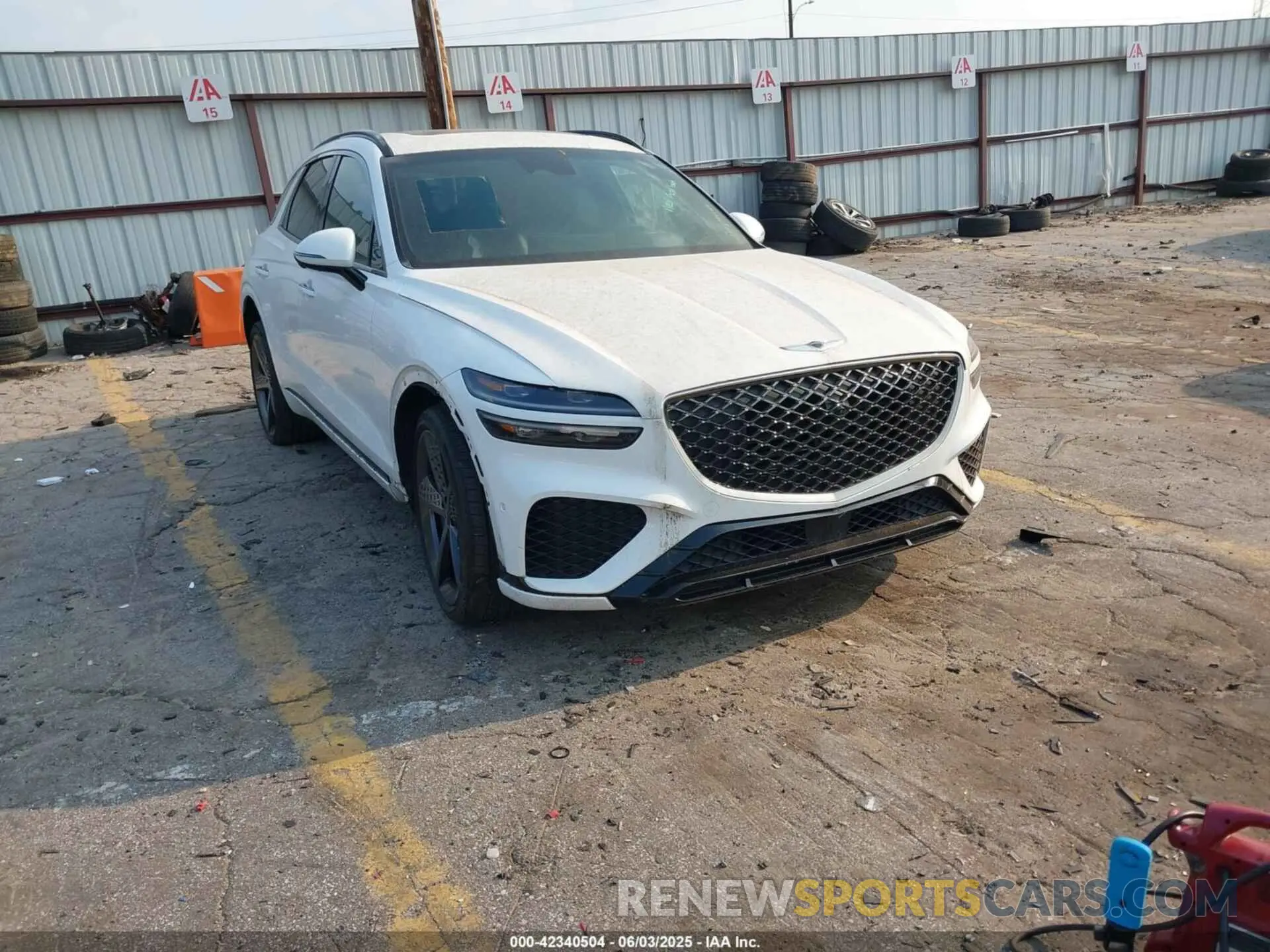 1 Photograph of a damaged car KMUMCDTC6NU040733 GENESIS GV70 2022