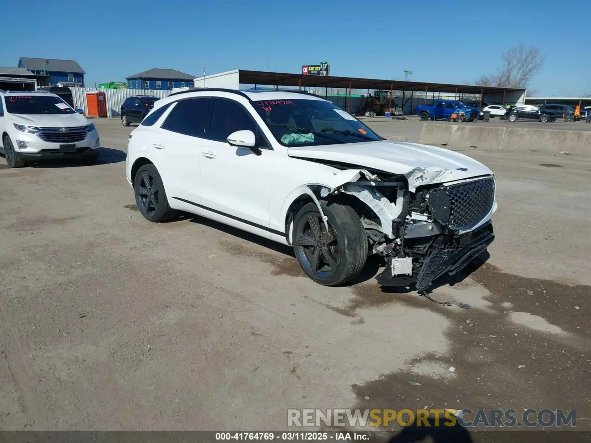 1 Фотография поврежденного автомобиля KMUMADTB0PU087966 GENESIS GV70 2023