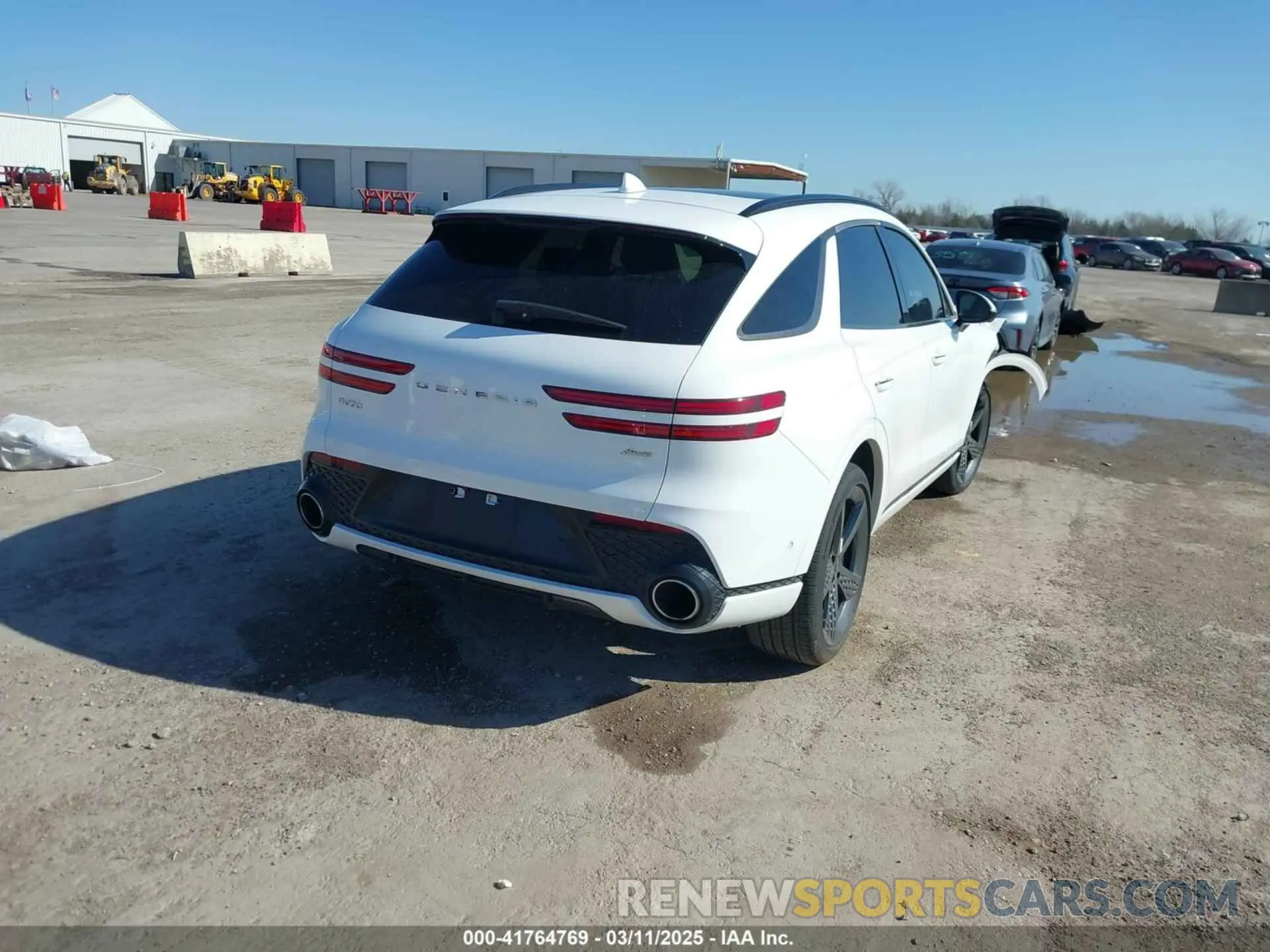 4 Фотография поврежденного автомобиля KMUMADTB0PU087966 GENESIS GV70 2023
