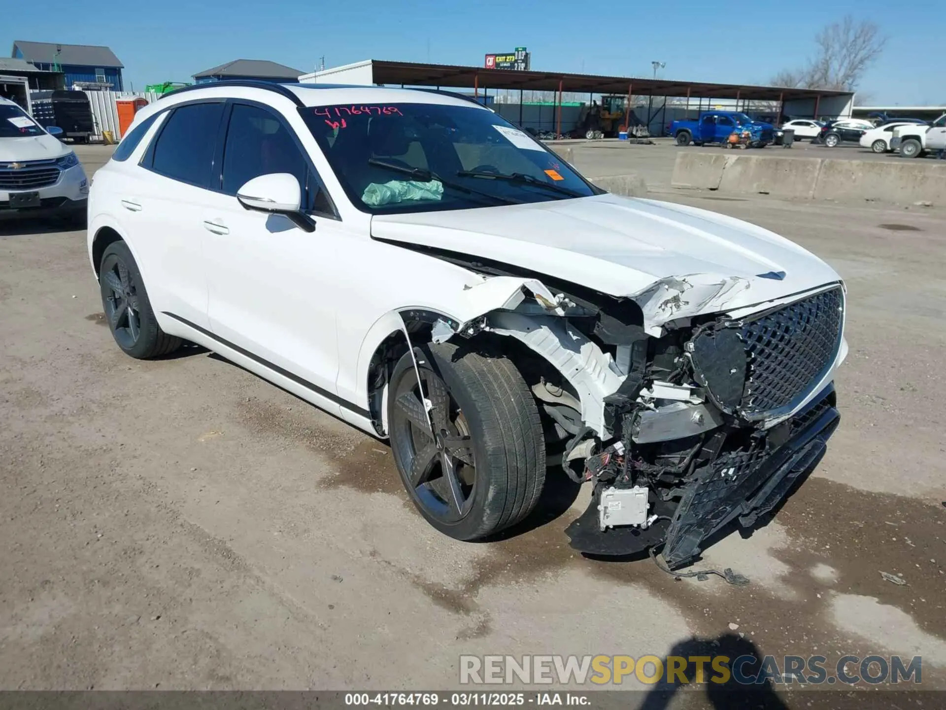 6 Фотография поврежденного автомобиля KMUMADTB0PU087966 GENESIS GV70 2023