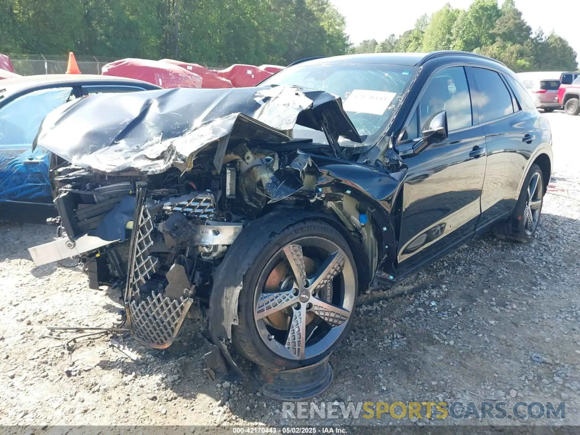 2 Photograph of a damaged car KMUMADTB5PU134876 GENESIS GV70 2023