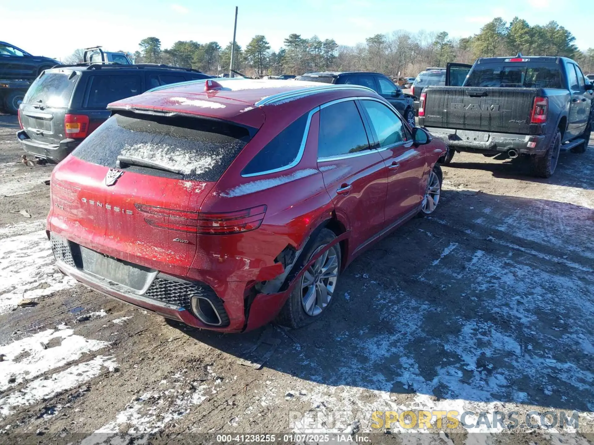 4 Фотография поврежденного автомобиля KMUMADTB6PU089110 GENESIS GV70 2023