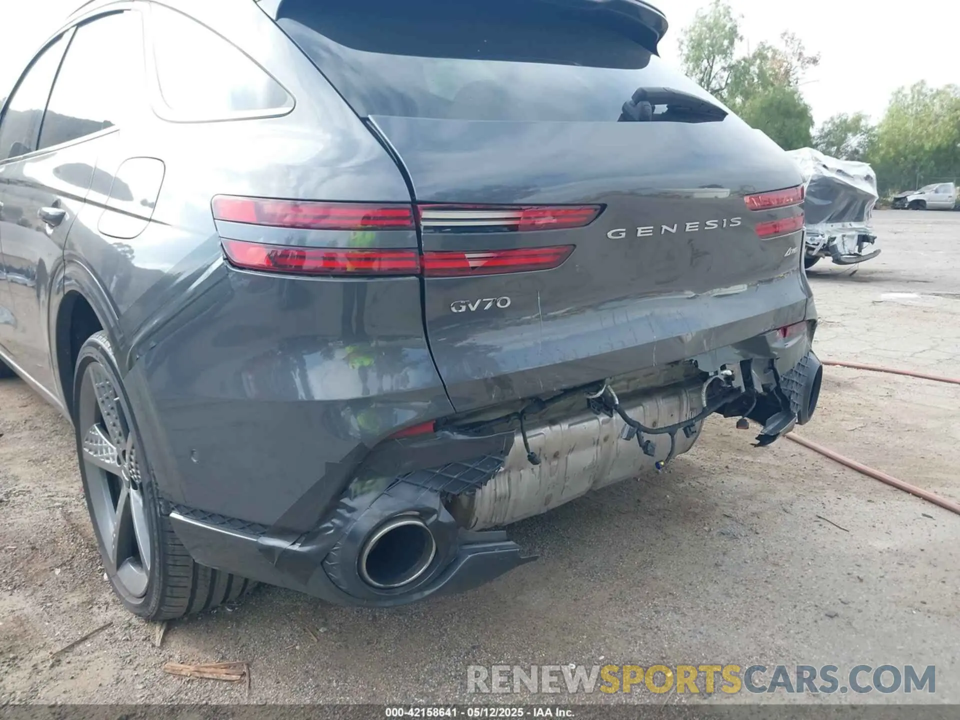 6 Фотография поврежденного автомобиля KMUMADTB6PU090631 GENESIS GV70 2023