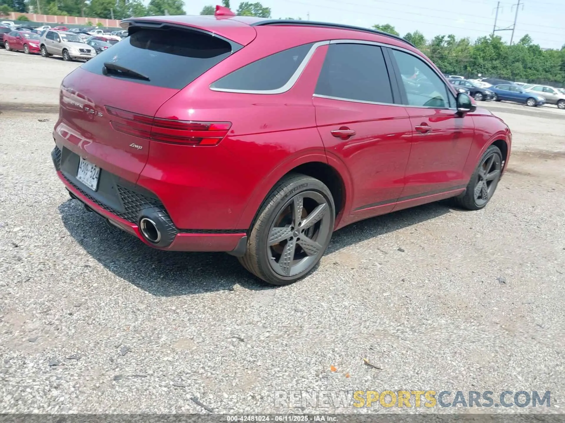 4 Фотография поврежденного автомобиля KMUMADTB7PU080223 GENESIS GV70 2023
