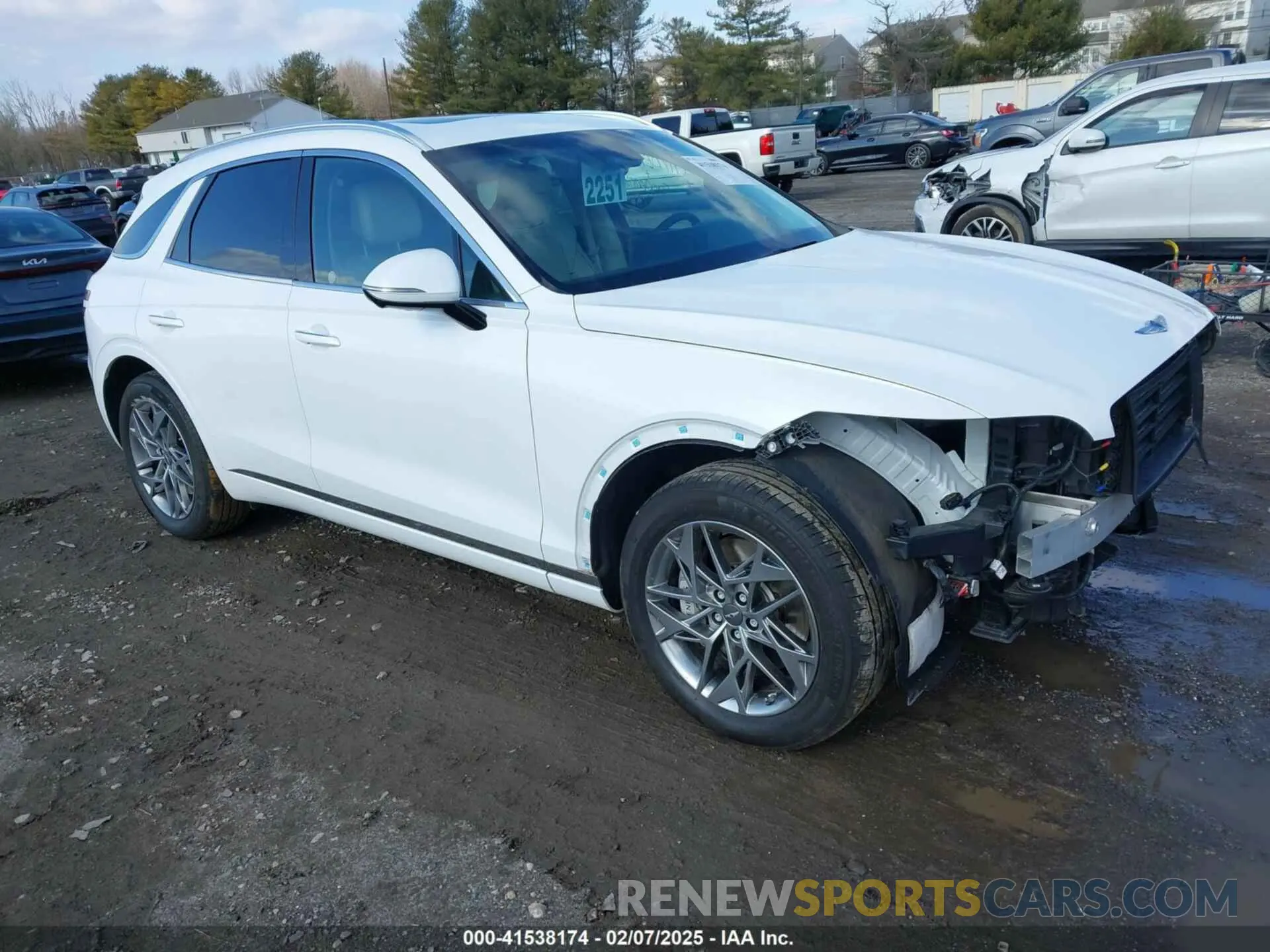 1 Photograph of a damaged car KMUMADTB9PU116204 GENESIS GV70 2023