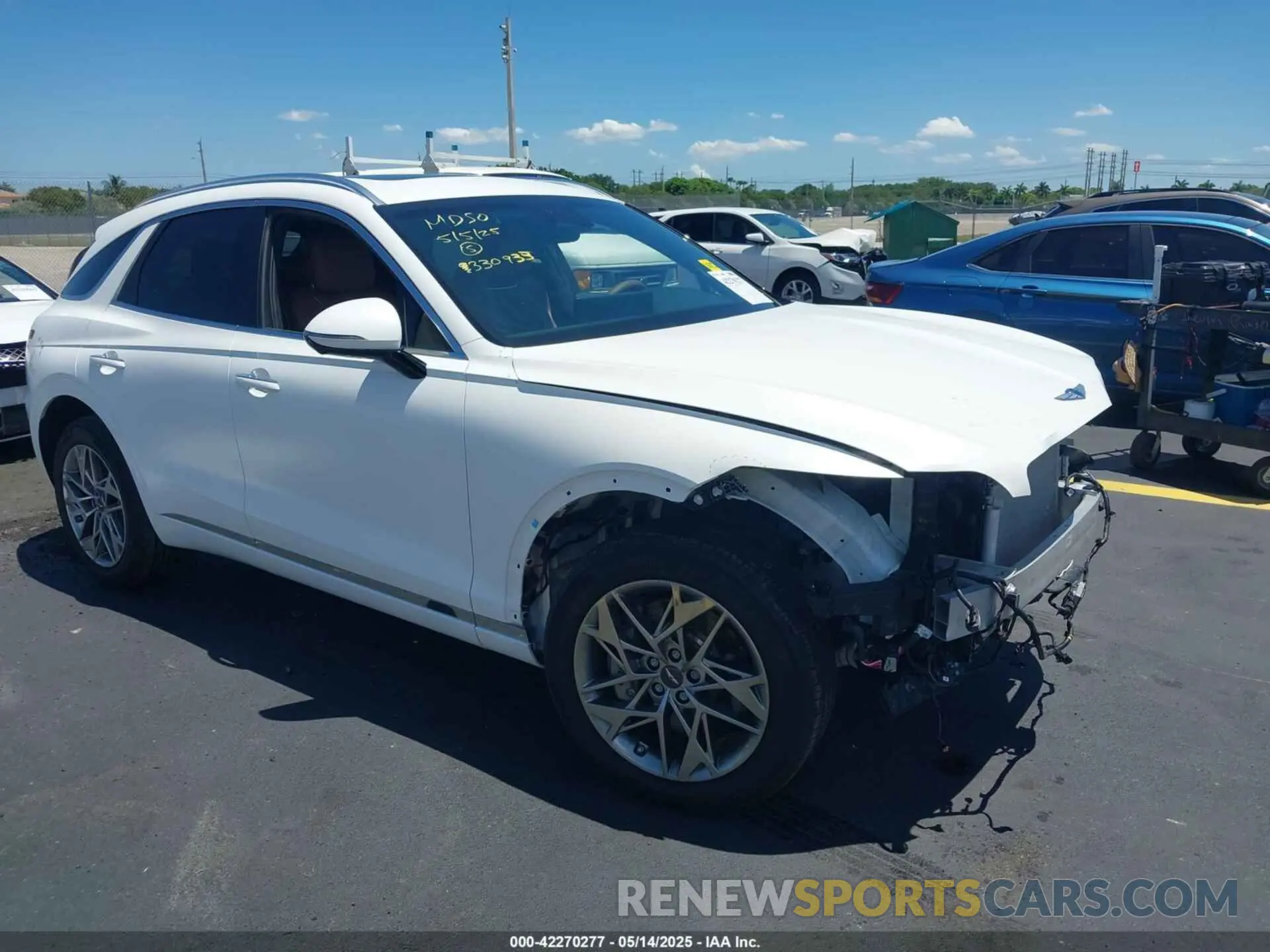 1 Photograph of a damaged car KMUMADTB0SU185890 GENESIS GV70 2025