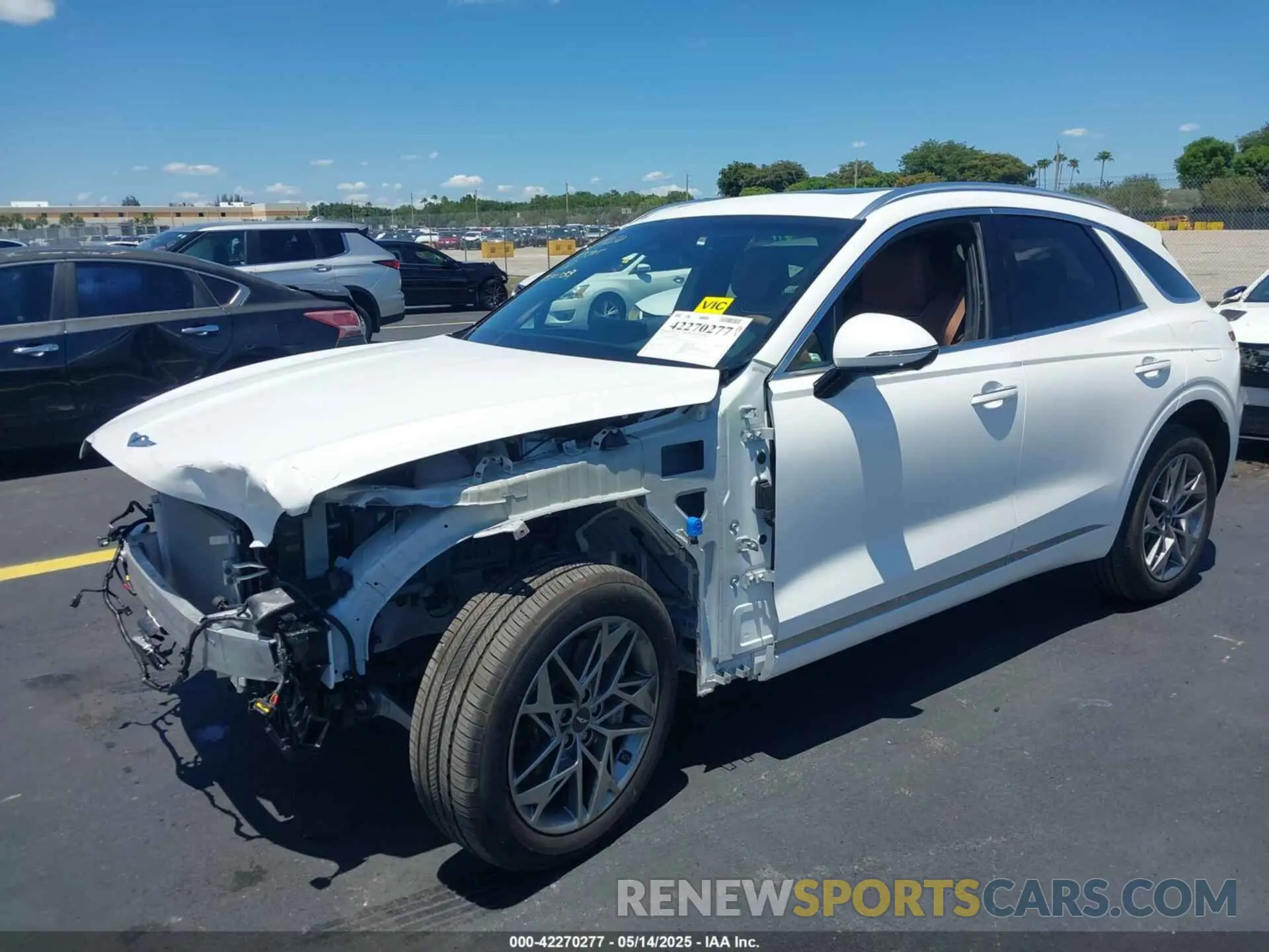 2 Photograph of a damaged car KMUMADTB0SU185890 GENESIS GV70 2025