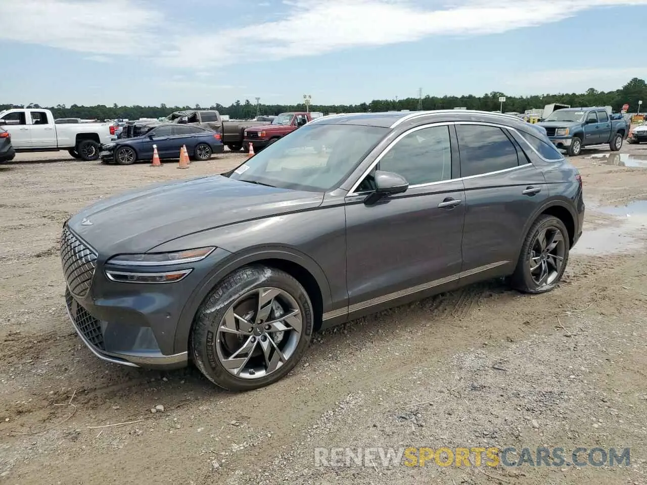 1 Photograph of a damaged car 5NMMCET11PH001159 GENESIS GV70 BASE 2023