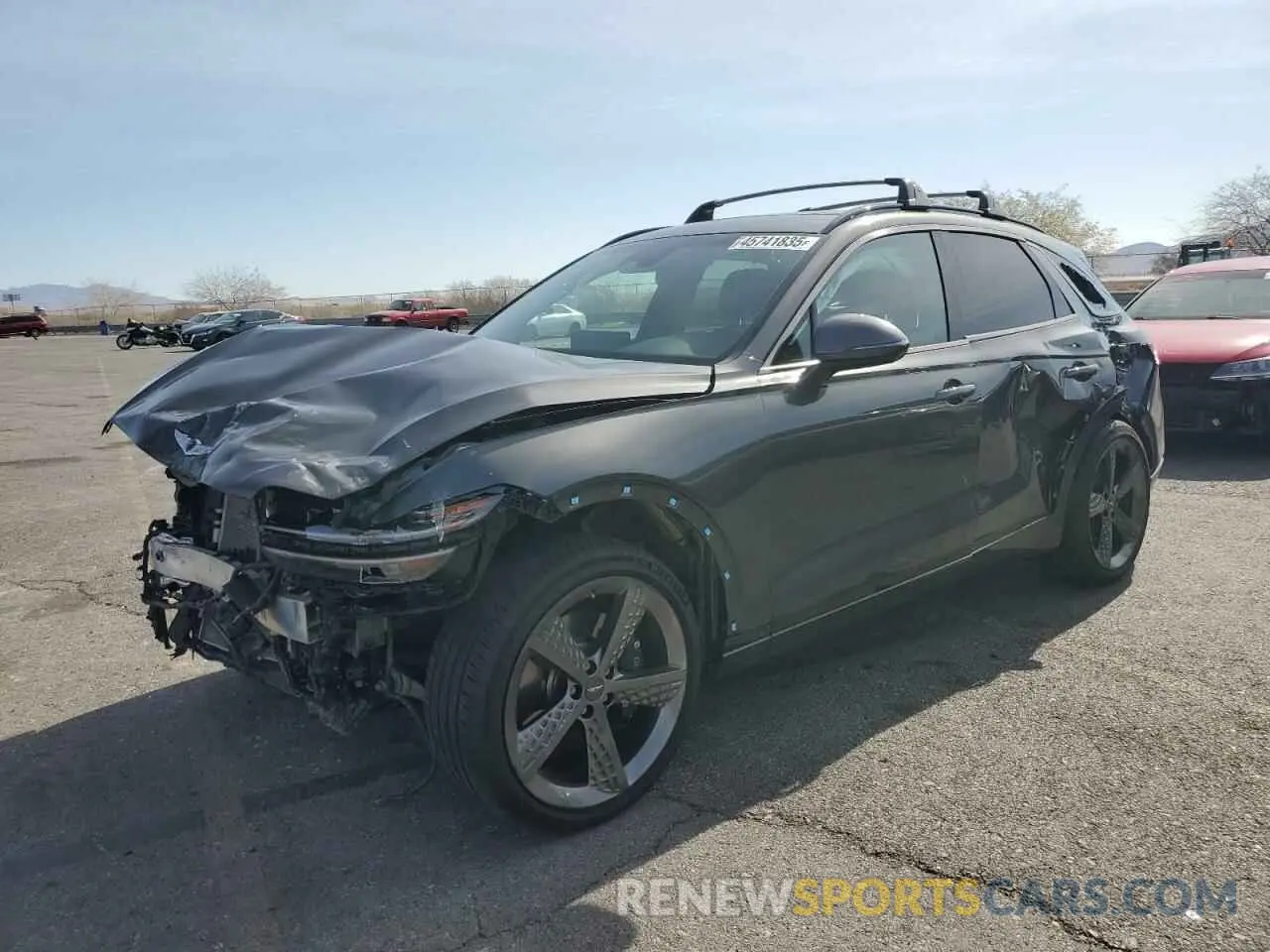 1 Photograph of a damaged car KMUMADTB3PU109281 GENESIS GV70 BASE 2023