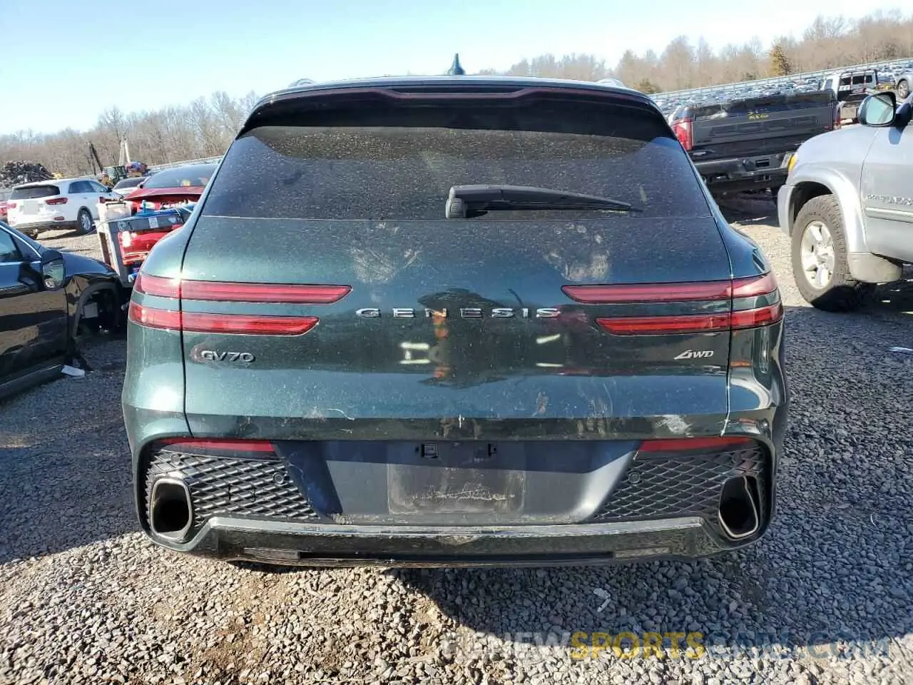 6 Фотография поврежденного автомобиля KMUMADTB4PU089042 GENESIS GV70 BASE 2023