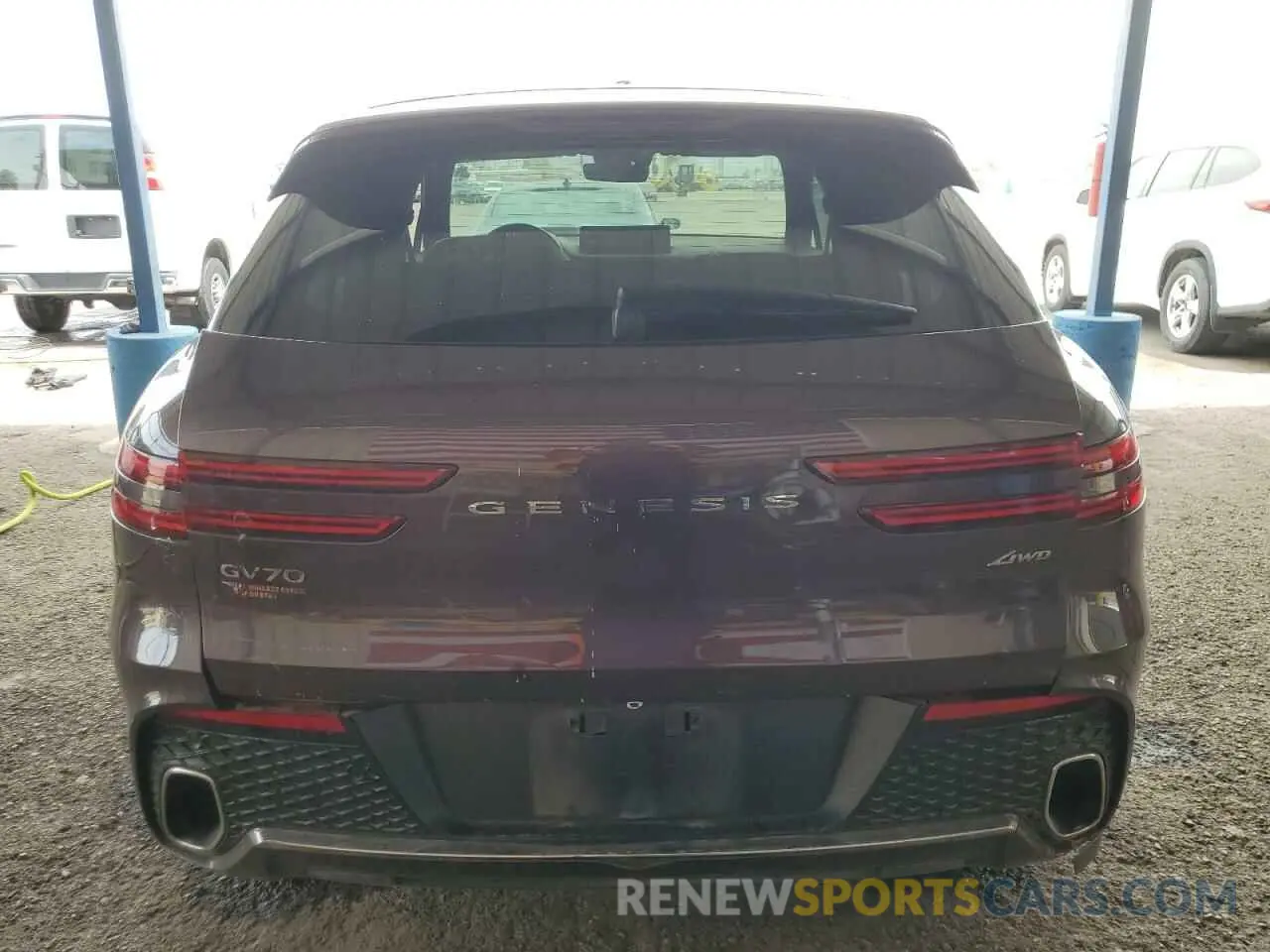 6 Фотография поврежденного автомобиля KMUMADTB5PU126499 GENESIS GV70 BASE 2023