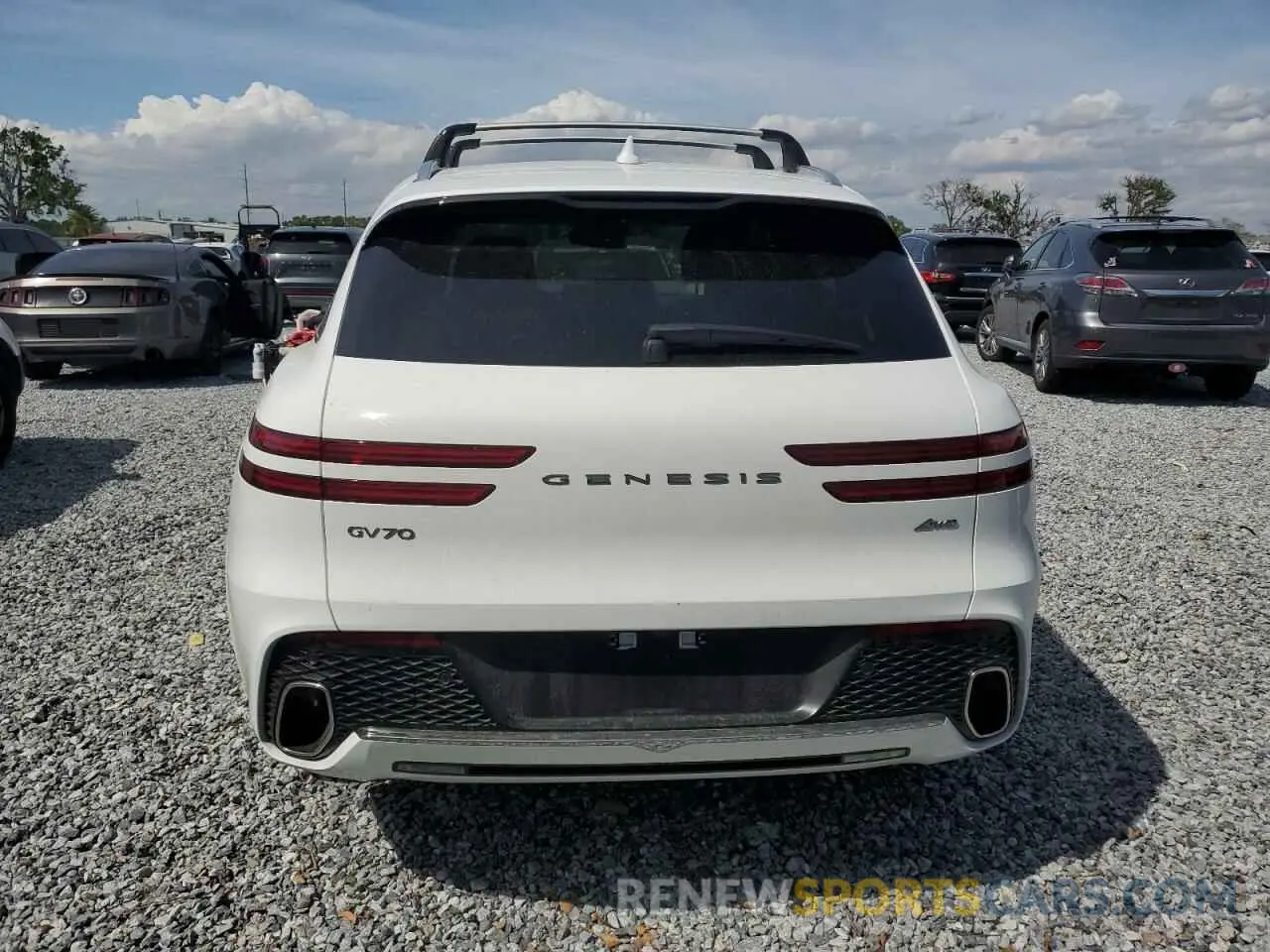6 Фотография поврежденного автомобиля KMUMADTB5PU135946 GENESIS GV70 BASE 2023