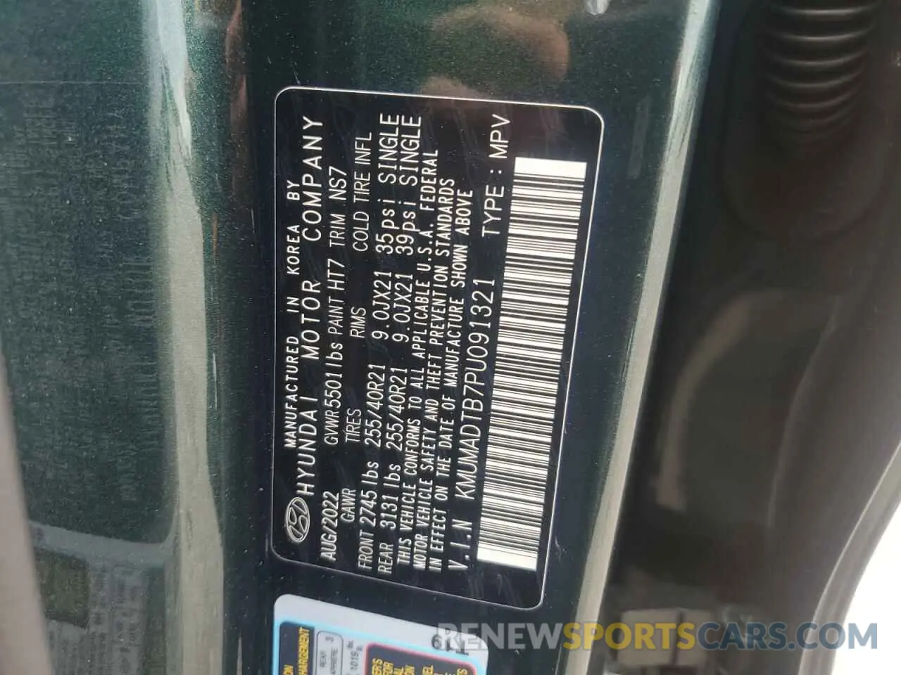 13 Photograph of a damaged car KMUMADTB7PU091321 GENESIS GV70 BASE 2023