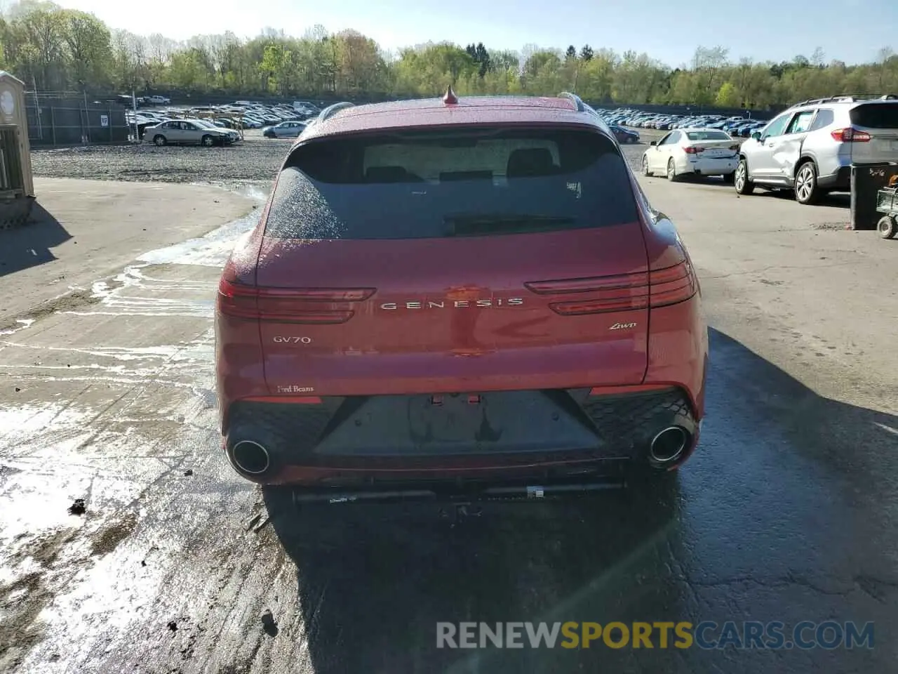 6 Фотография поврежденного автомобиля KMUMADTB8PU116064 GENESIS GV70 BASE 2023