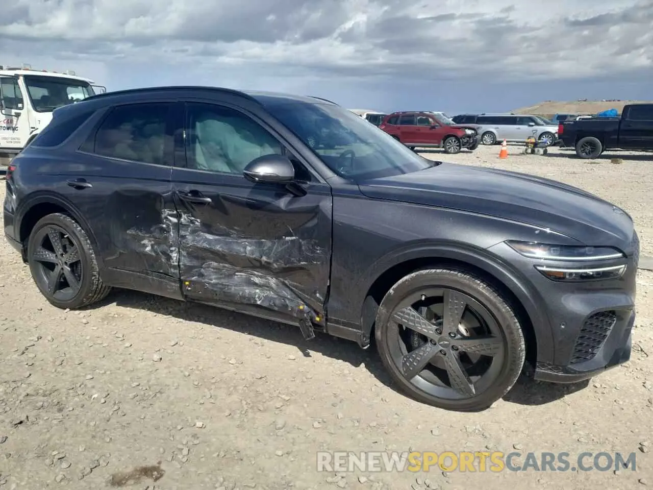 4 Photograph of a damaged car KMUMADTB9PU100827 GENESIS GV70 BASE 2023