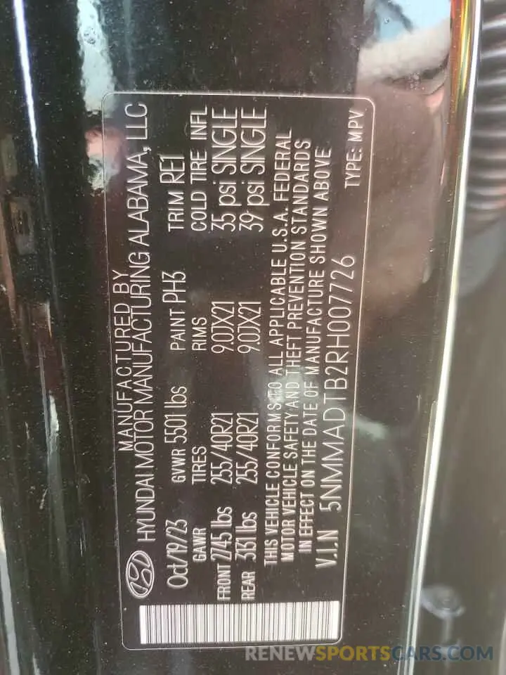 13 Фотография поврежденного автомобиля 5NMMADTB2RH007726 GENESIS GV70 BASE 2024