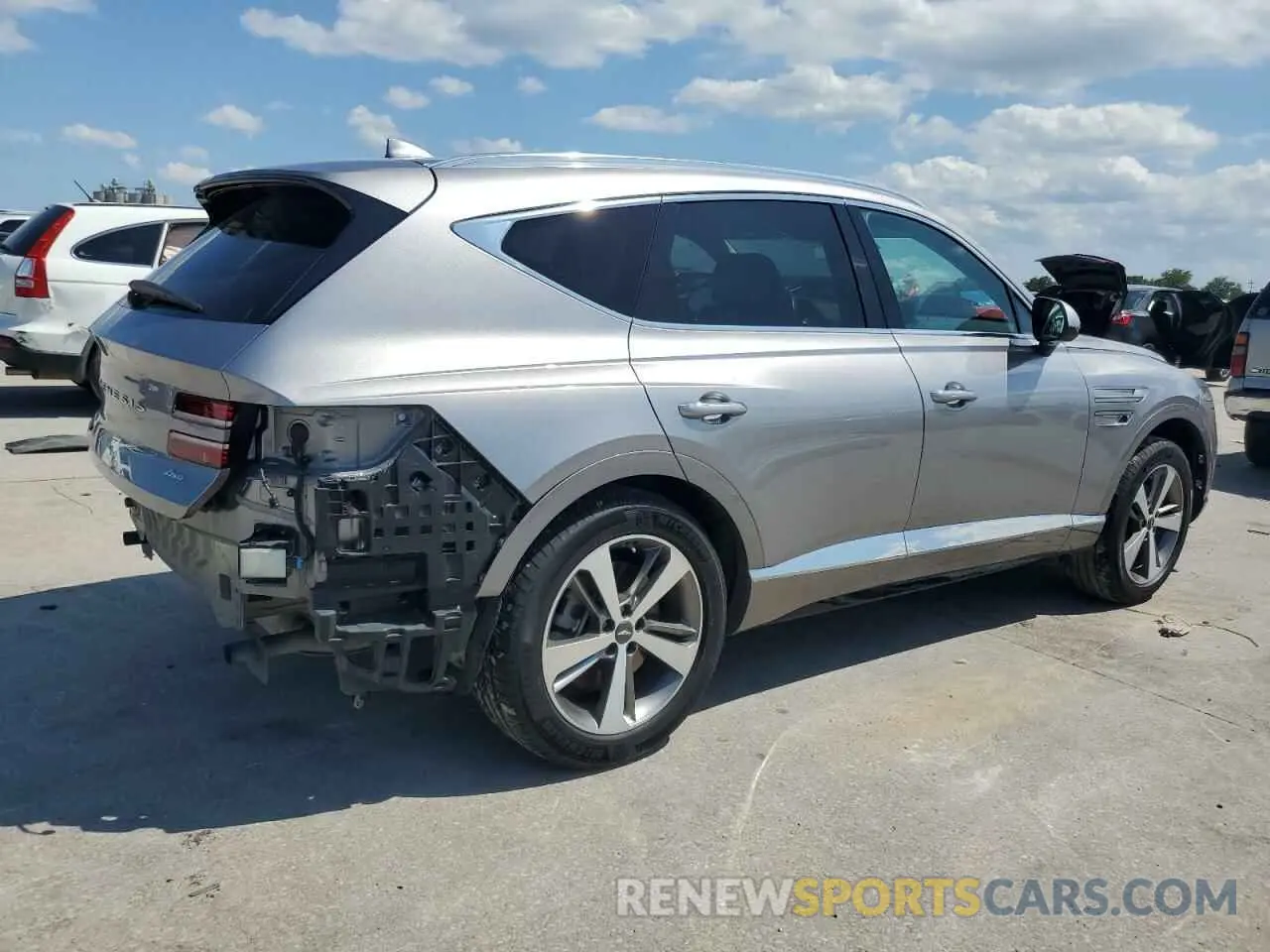 3 Photograph of a damaged car KMUHBDSB0MU036821 GENESIS GV80 2021