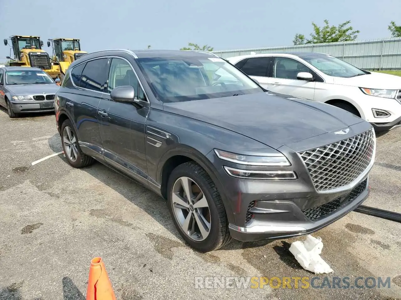 4 Photograph of a damaged car KMUHBDSB1MU040490 GENESIS GV80 2021
