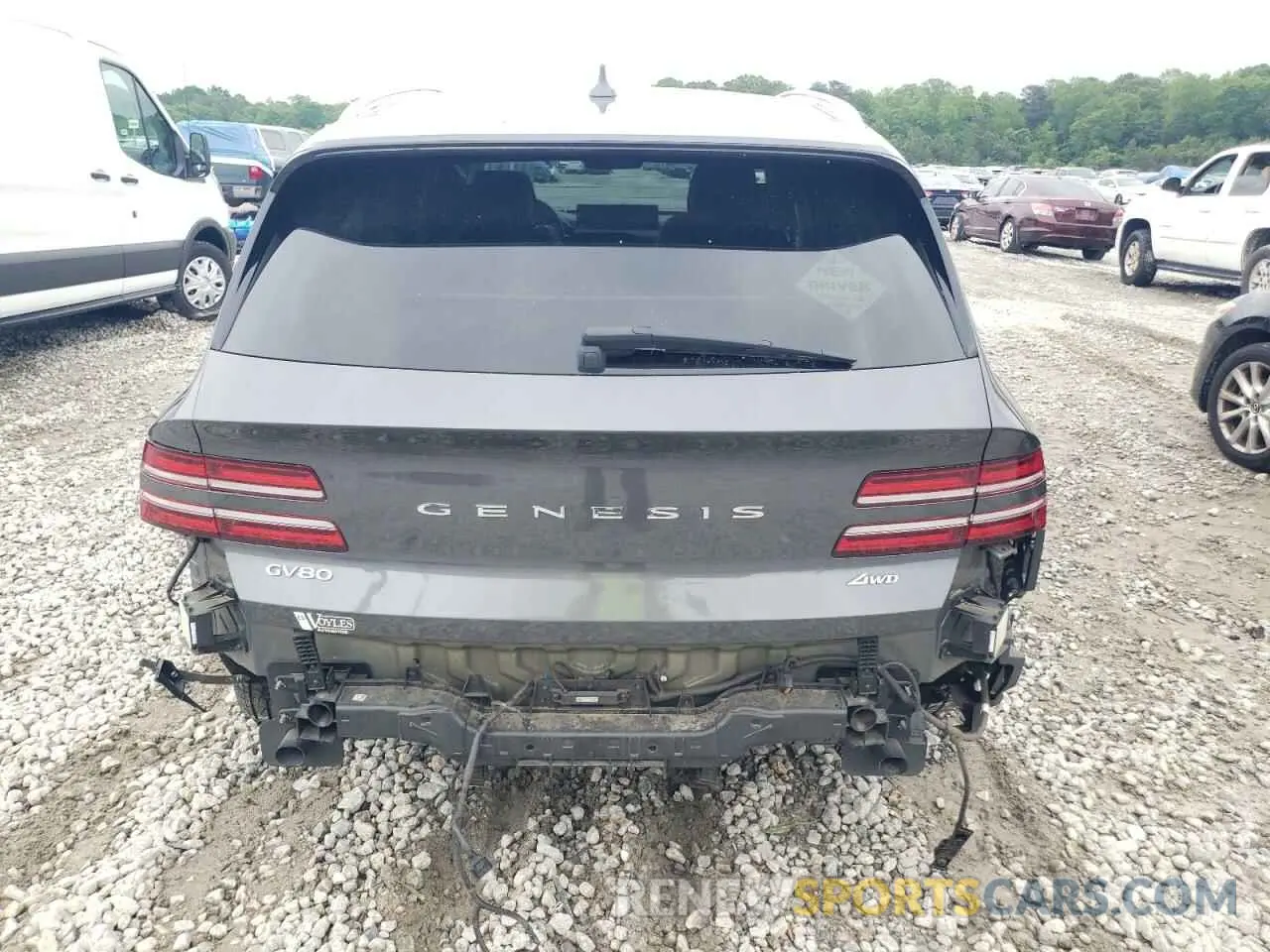 6 Photograph of a damaged car KMUHBDSB1MU052669 GENESIS GV80 2021