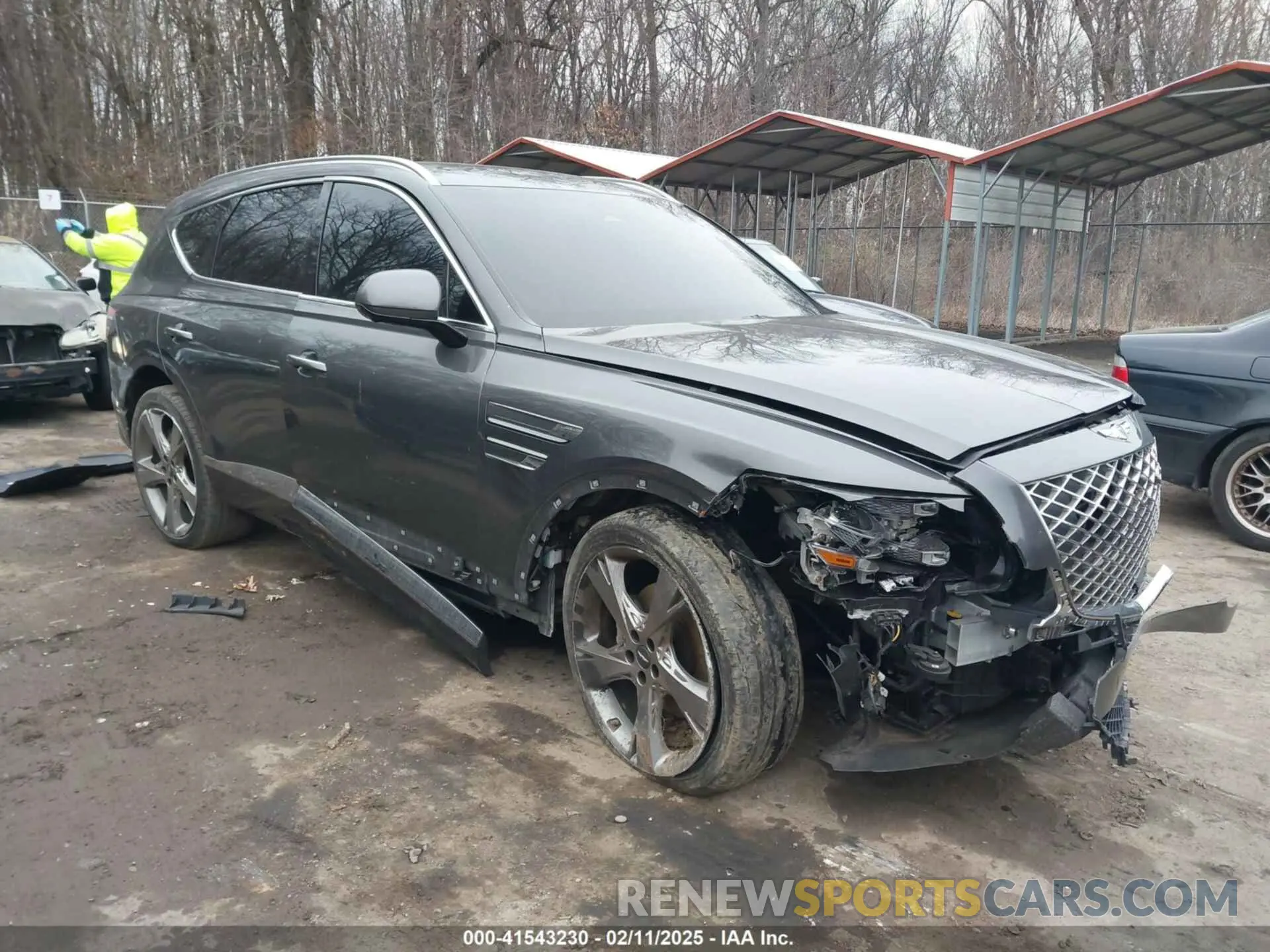 1 Фотография поврежденного автомобиля KMUHBDSB4MU054934 GENESIS GV80 2021