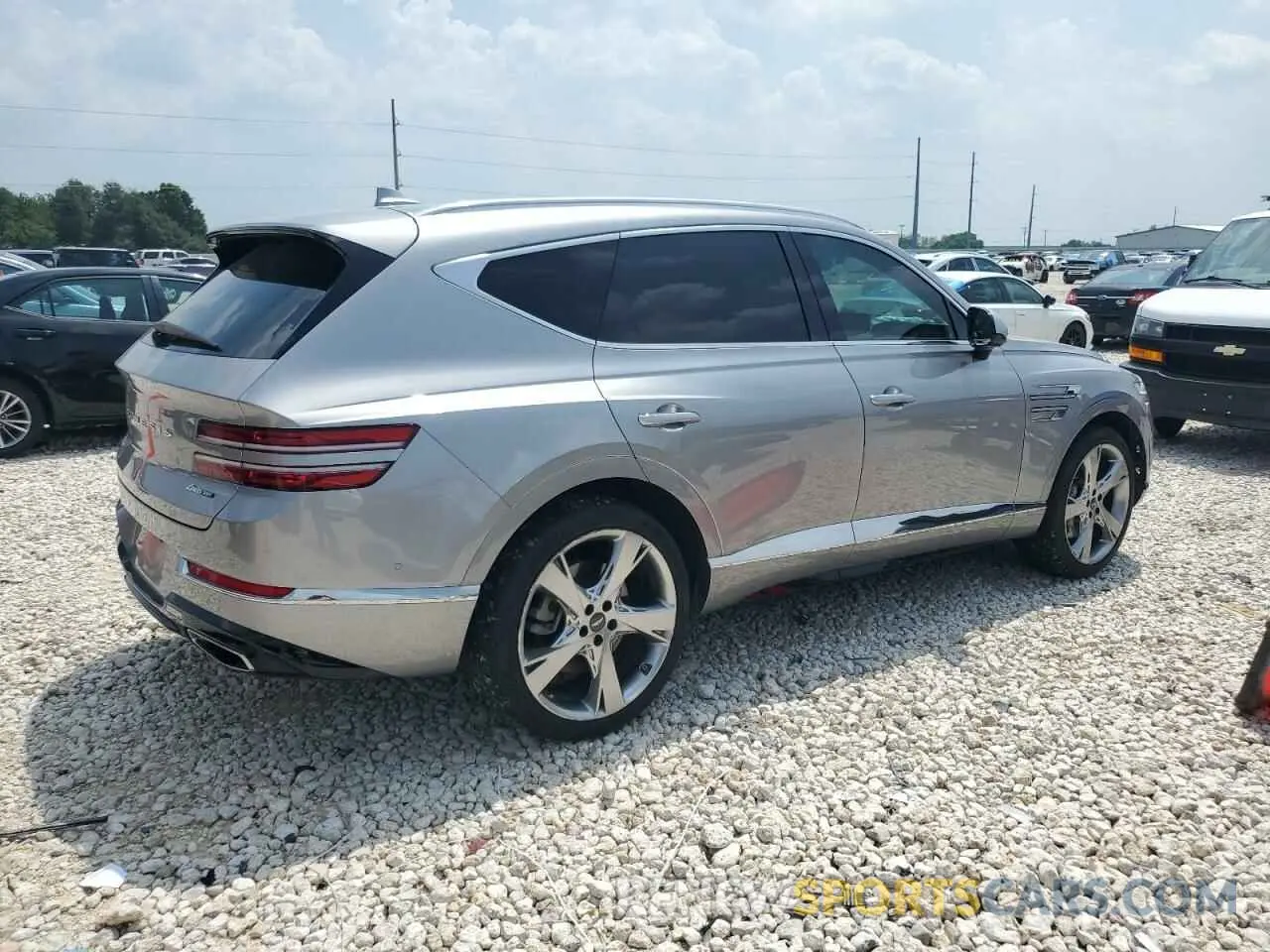 3 Photograph of a damaged car KMUHCESC5MU056719 GENESIS GV80 2021