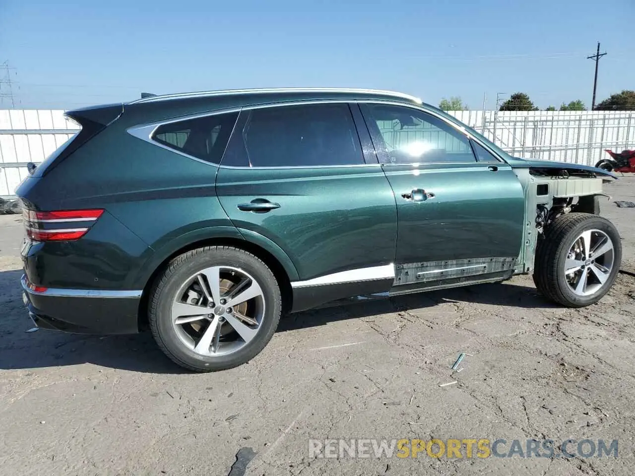 3 Фотография поврежденного автомобиля KMUHCESC7MU040635 GENESIS GV80 2021