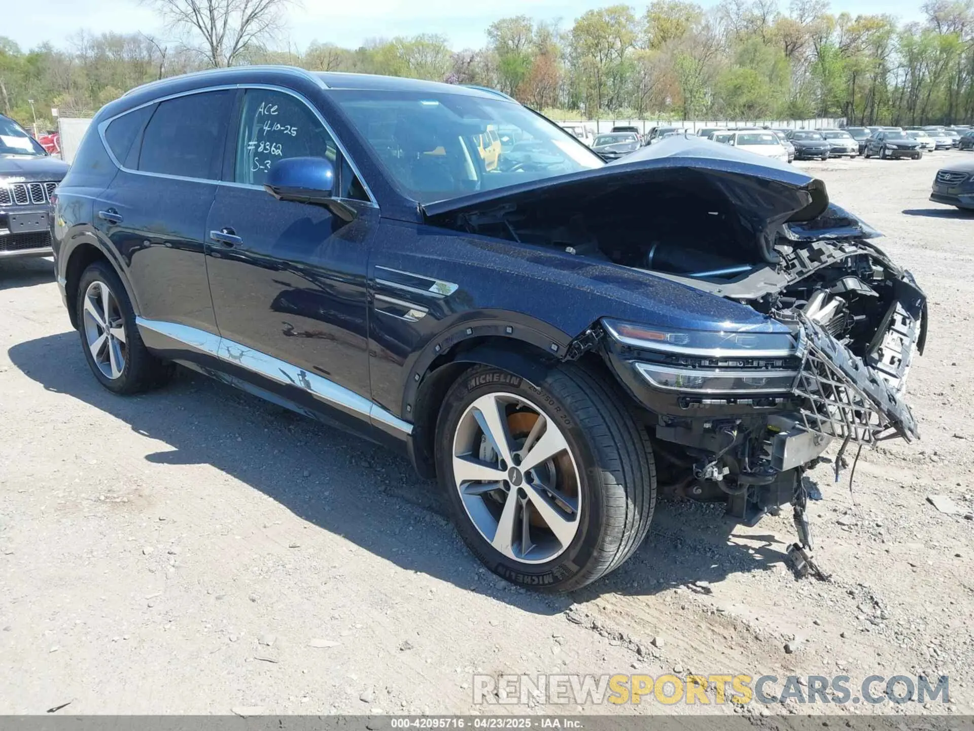1 Photograph of a damaged car KMUHCESC7MU066507 GENESIS GV80 2021