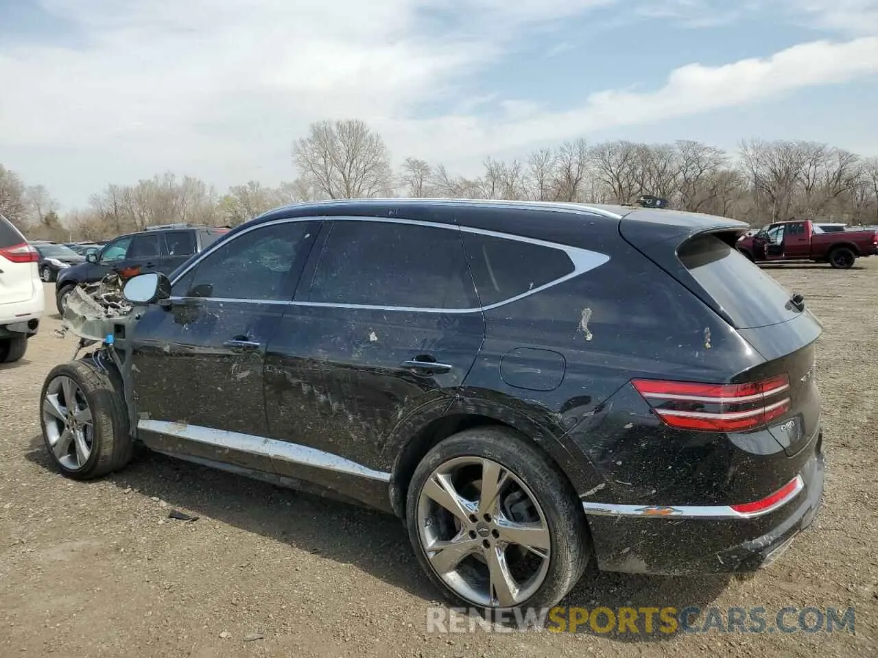 2 Photograph of a damaged car KMUHBDSB2NU095712 GENESIS GV80 2022